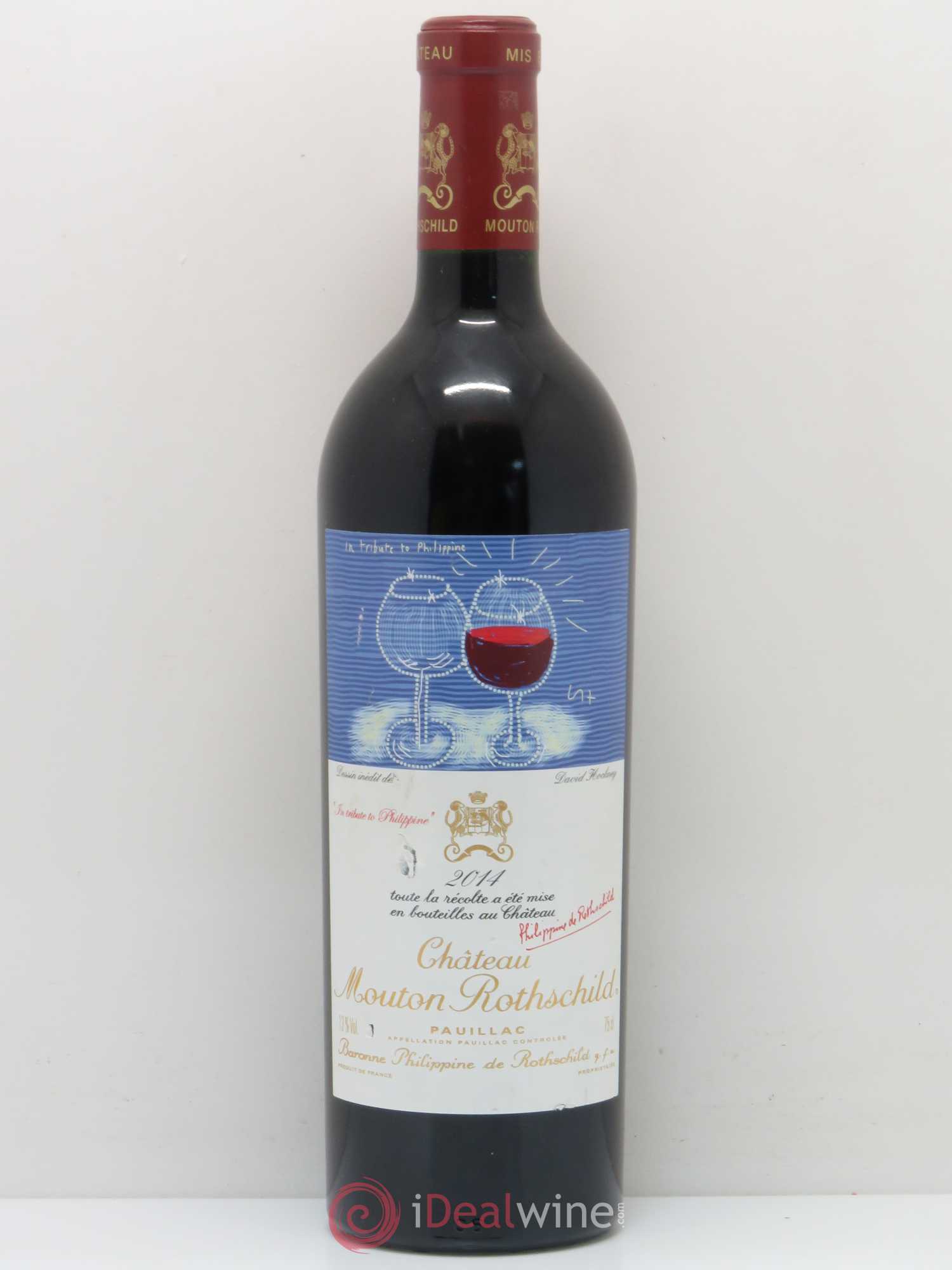 Château Mouton Rothschild 1er Grand Cru Classé 2014 - Lot de 1 bouteille - 0