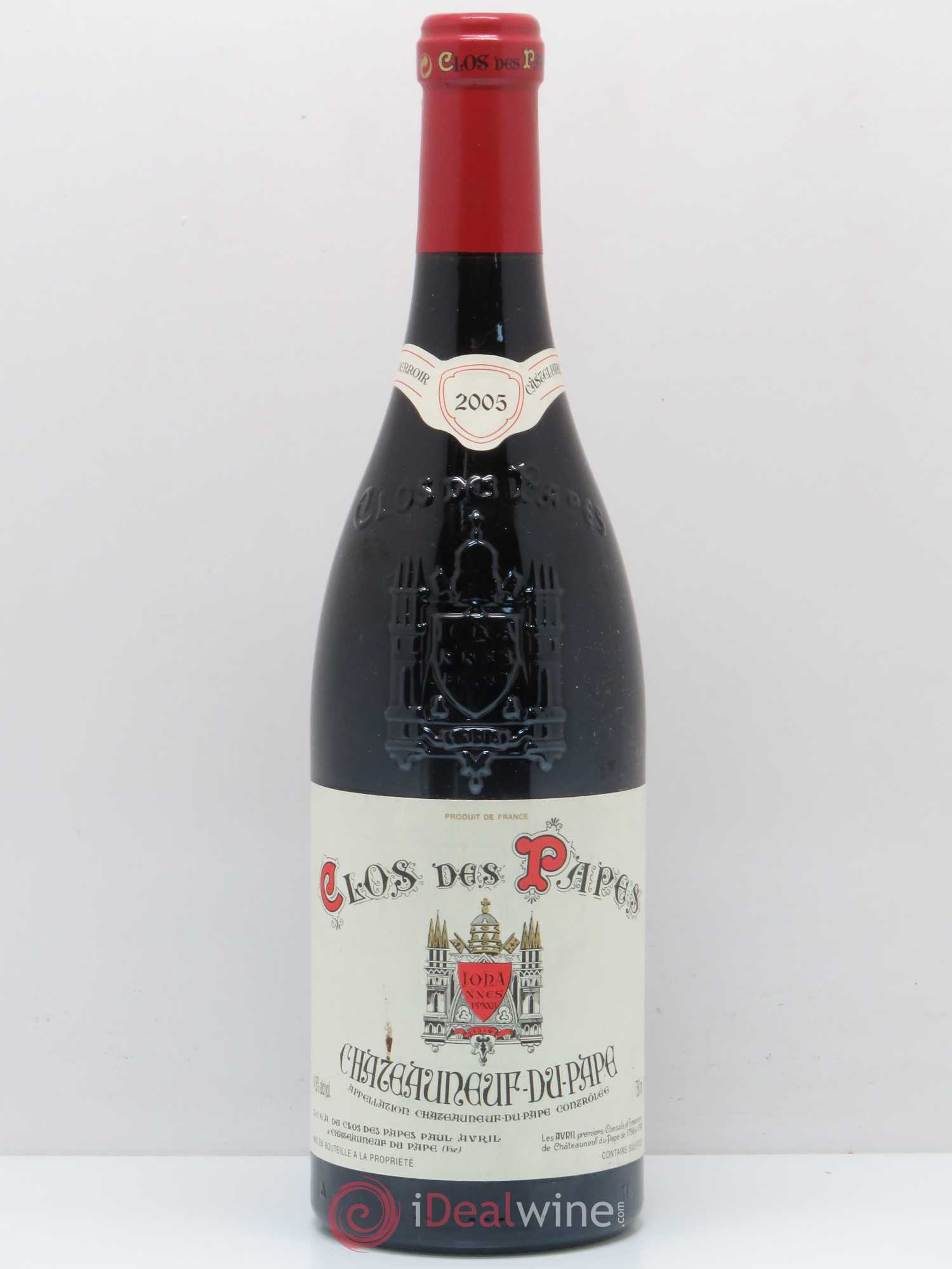 Châteauneuf-du-Pape Clos des Papes - Paul Avril 2005 - Lot de 1 bouteille - 0