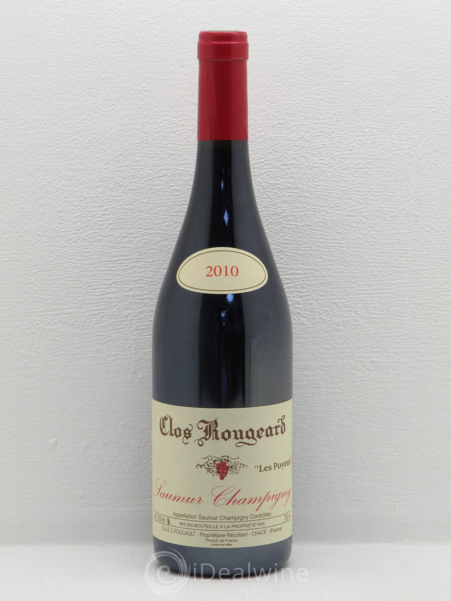Saumur-Champigny Les Poyeux Clos Rougeard 2010 - Lot de 1 bouteille - 0