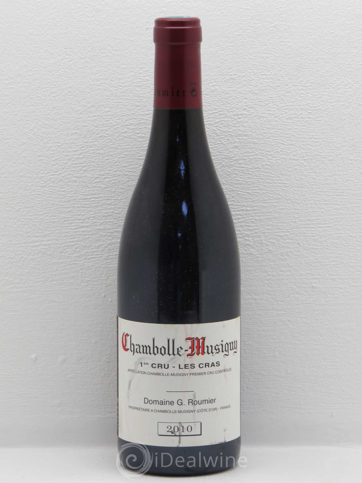 Chambolle-Musigny 1er Cru Les Cras Georges Roumier (Domaine) 2010 - Lot de 1 bouteille - 0