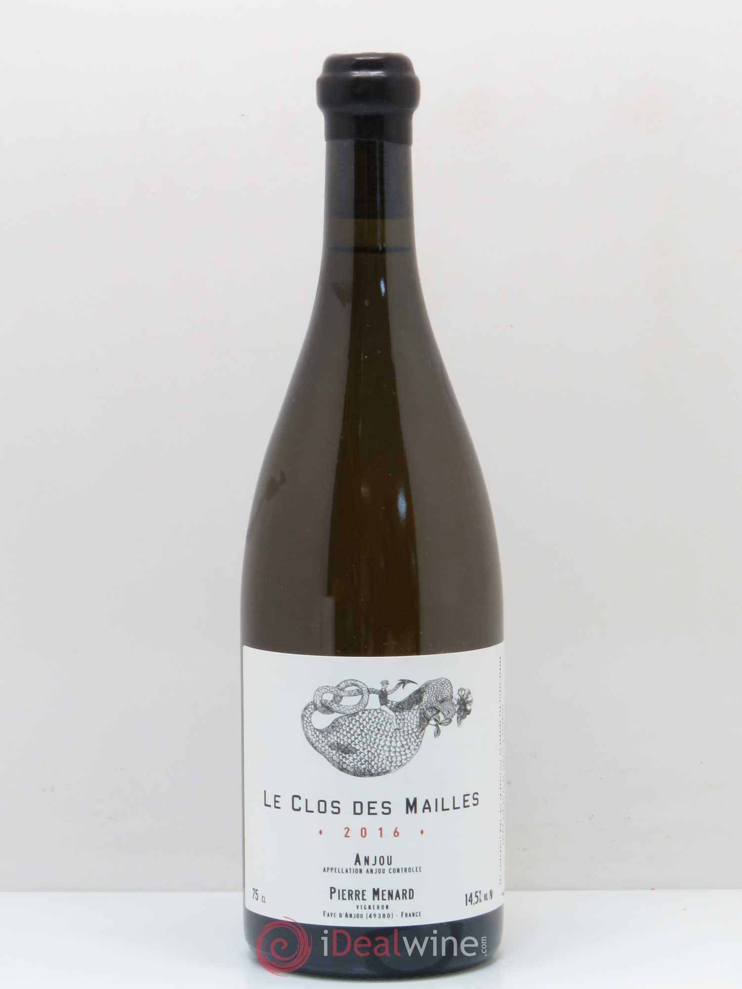 Anjou Clos Des Mailles Domaine Pierre Menard 2016 - Posten von 1 Flasche - 0