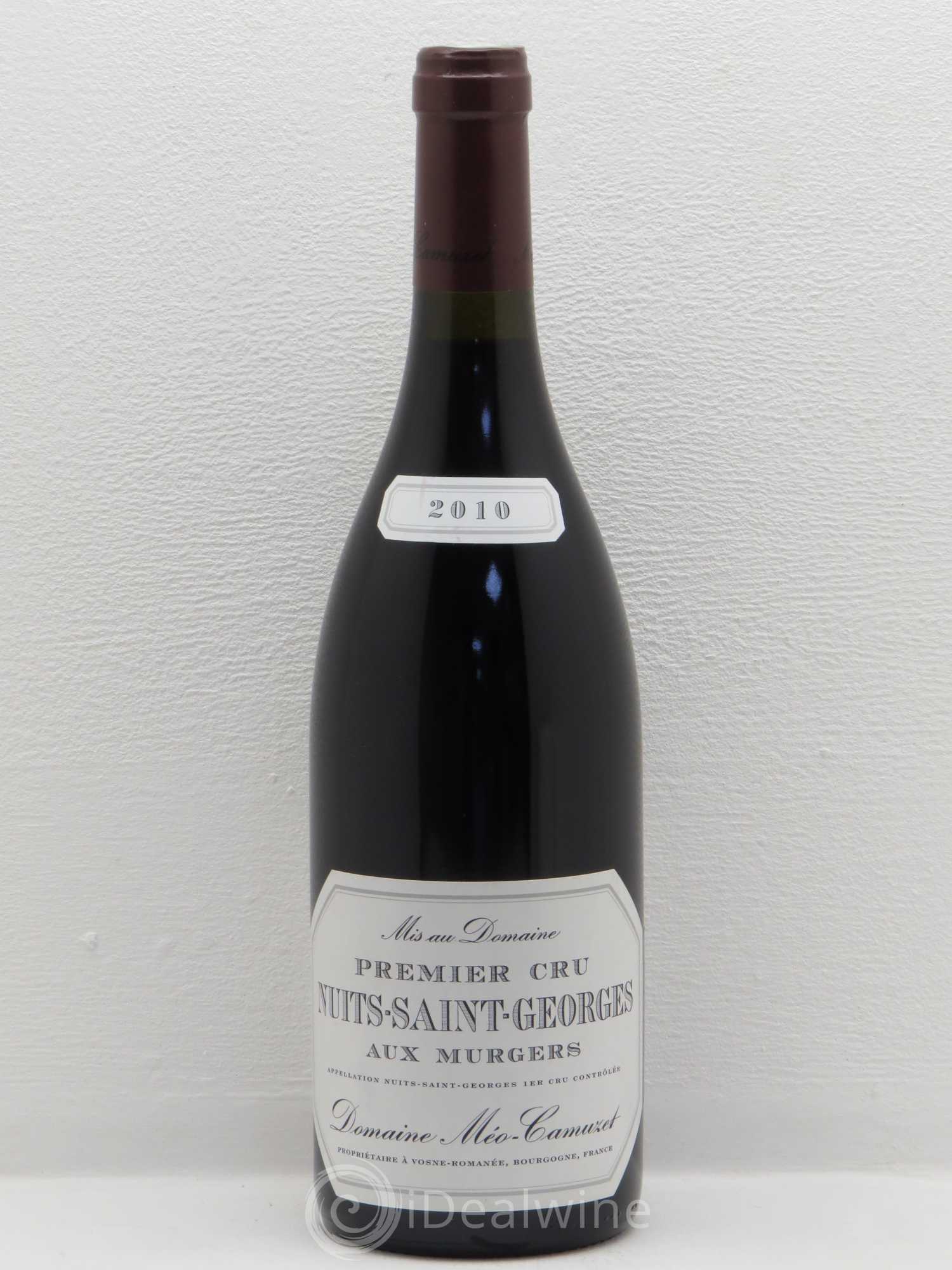 Nuits-Saint-Georges 1er Cru Aux Murgers Méo-Camuzet (Domaine) 2010 - Lot de 1 bouteille - 0