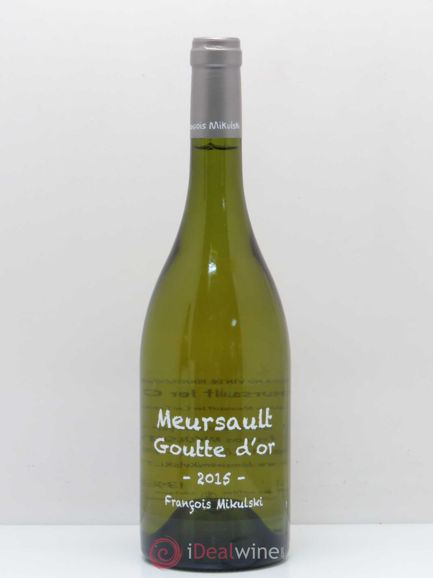 Meursault 1er Cru Goutte d'Or François Mikulski 2015 - Lot de 1 bouteille - 0