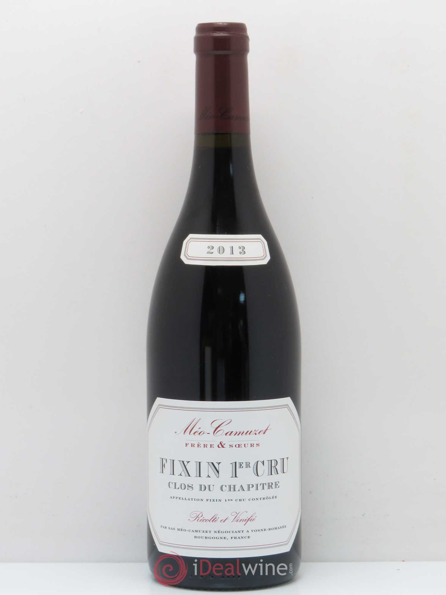 Fixin 1er Cru Clos du Chapitre Méo-Camuzet (Frère & Soeurs) 2013 - Lot de 1 bouteille - 0