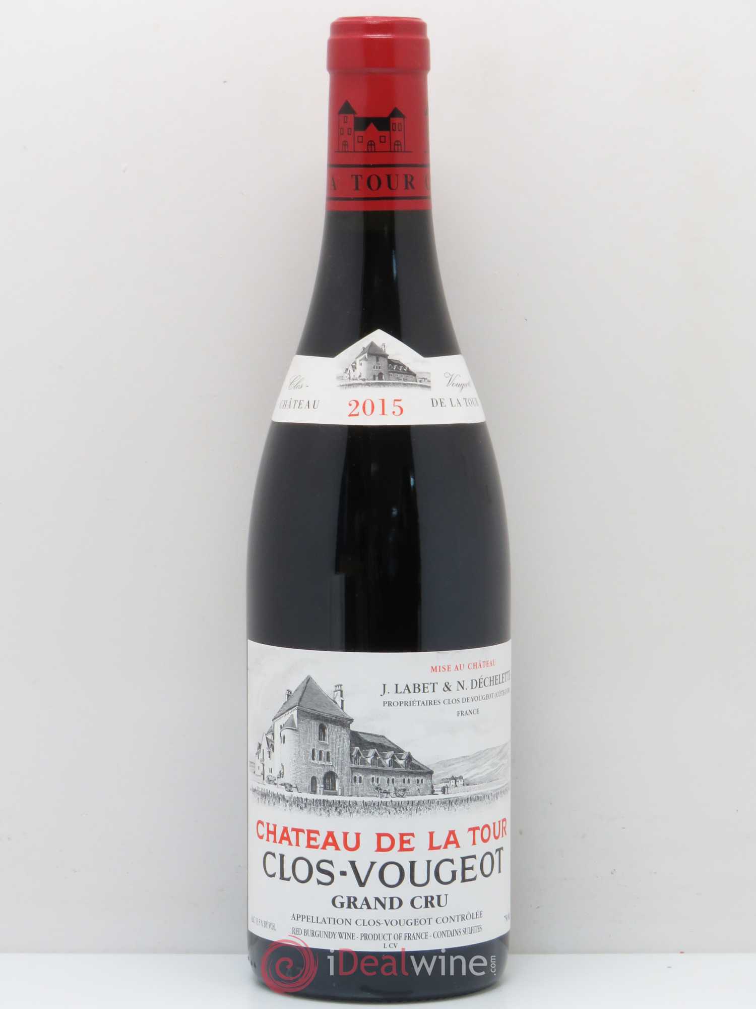 Clos de Vougeot Grand Cru Château de La Tour 2015 - Lot de 1 bouteille - 0