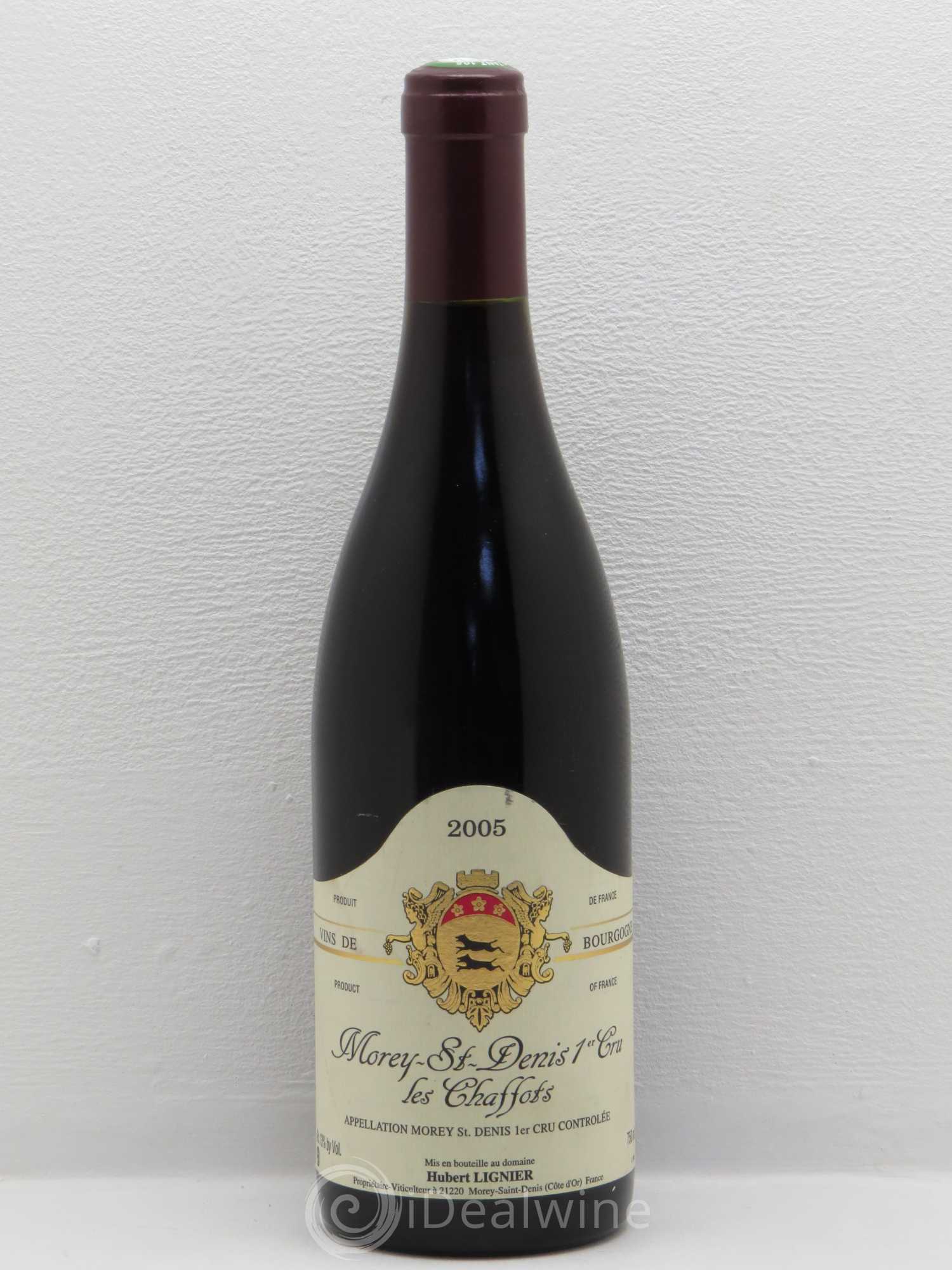 Morey-Saint-Denis 1er Cru Les Chaffots Hubert Lignier 2005 - Lot de 1 bouteille - 0