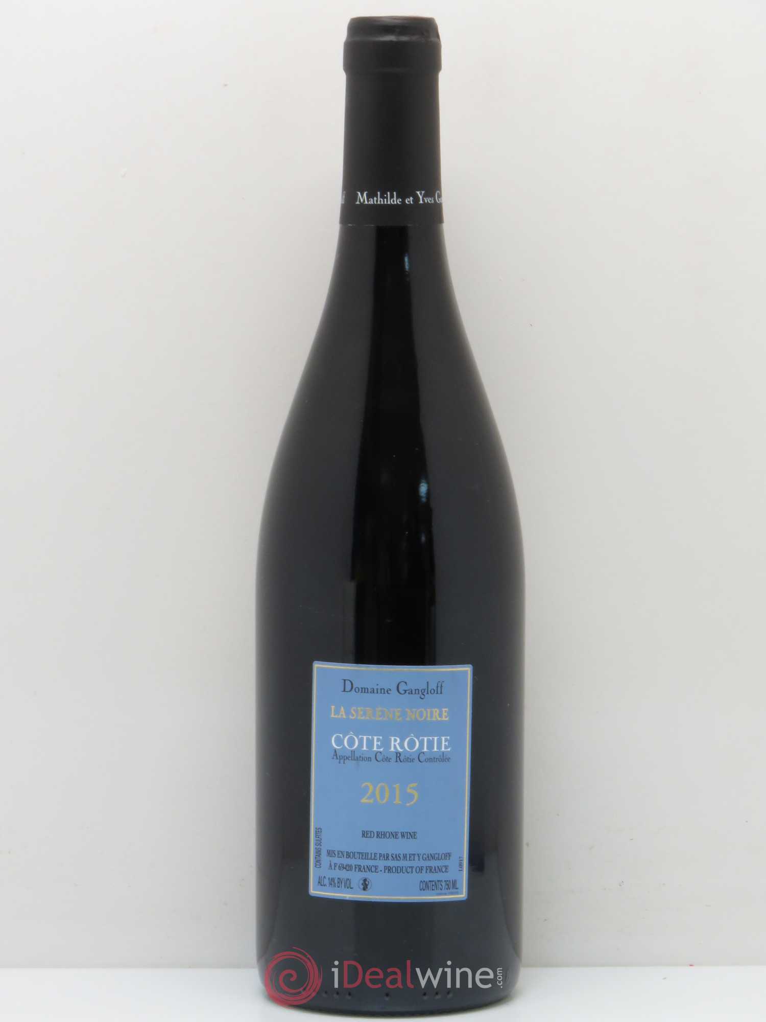 Côte-Rôtie La Sereine Noire Gangloff (Domaine) 2015 - Lot de 1 bouteille - 1