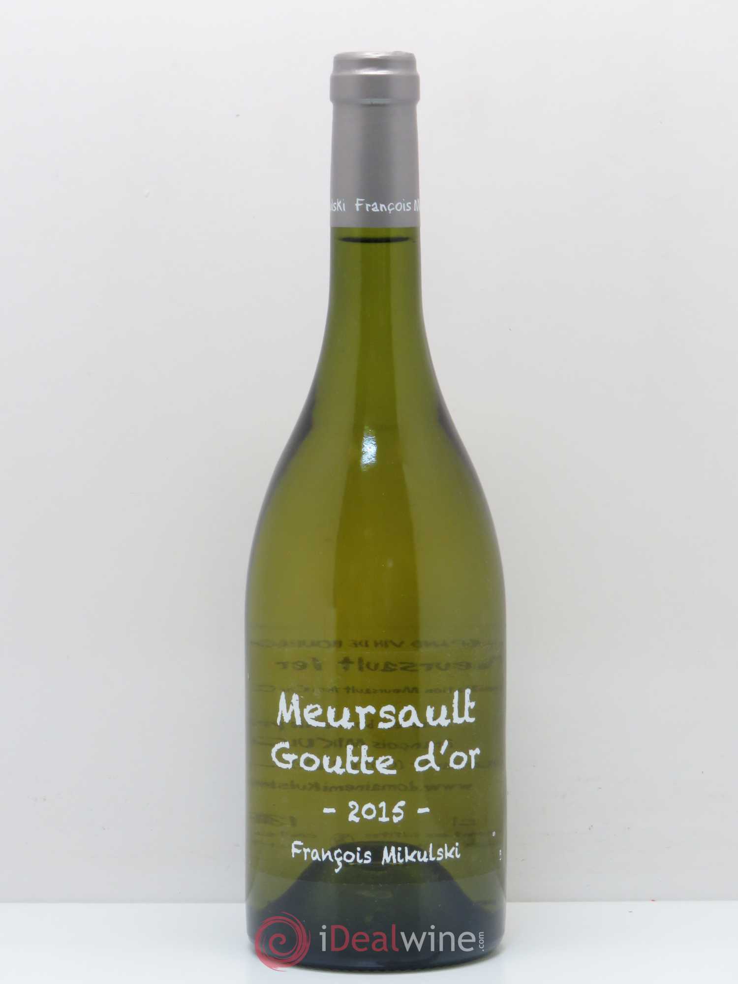 Meursault 1er Cru Goutte d'Or François Mikulski 2015 - Lot de 1 bouteille - 0