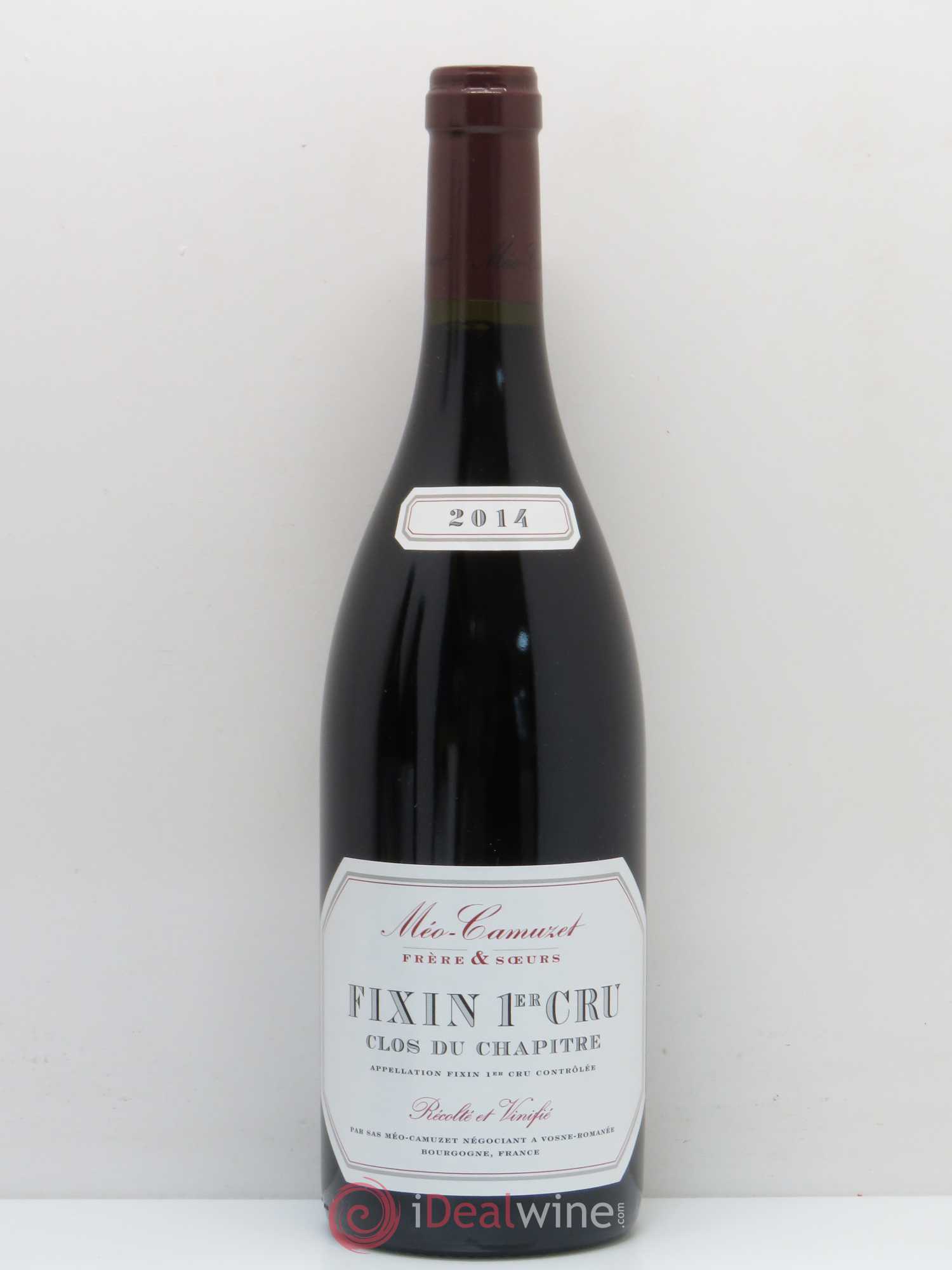 Fixin 1er Cru Clos du Chapitre Méo-Camuzet (Frère & Soeurs) 2014 - Lot de 1 bouteille - 0