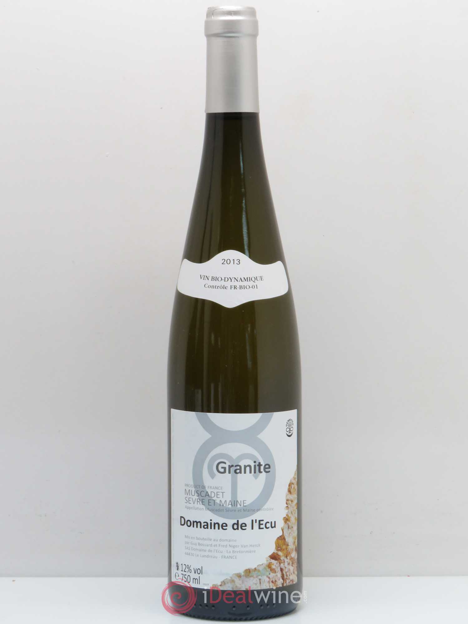 Muscadet-Sèvre-et-Maine Granite Domaine de l'Ecu 2013 - Posten von 1 Flasche - 0