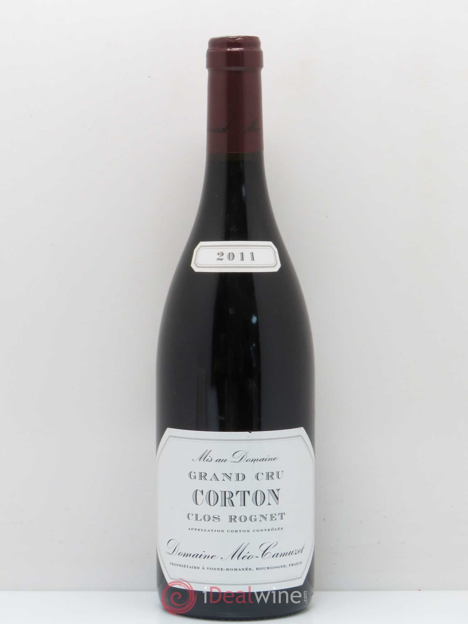 Corton Grand Cru Clos Rognet Méo-Camuzet (Domaine) 2011 - Lot de 1 bouteille - 0