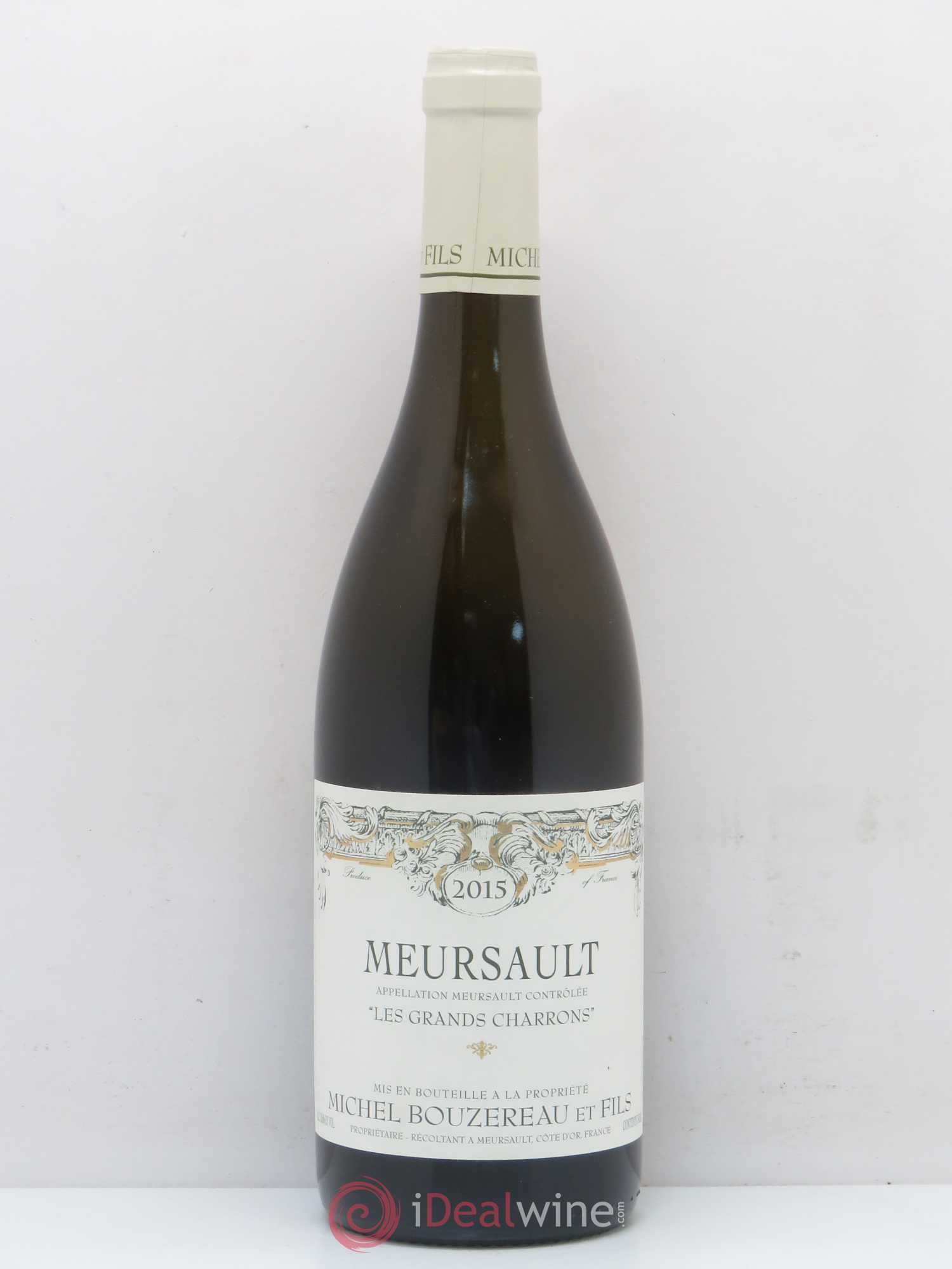 Meursault Les Grands Charrons Michel Bouzereau et Fils (Domaine) 2015 - Lot de 1 bouteille - 0