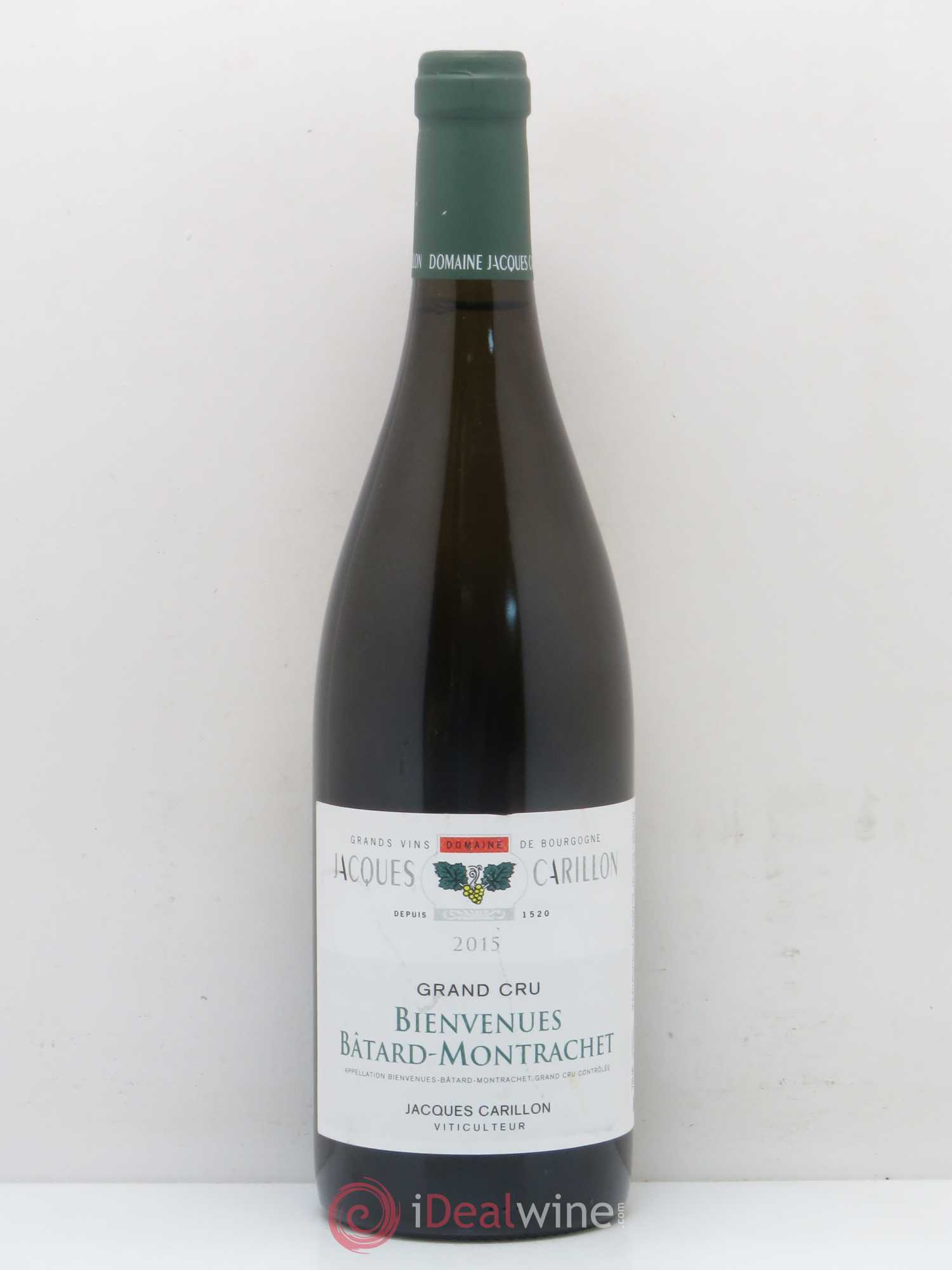 Bienvenues-Bâtard-Montrachet Grand Cru Domaine Jacques Carillon 2015 - Posten von 1 Flasche - 0