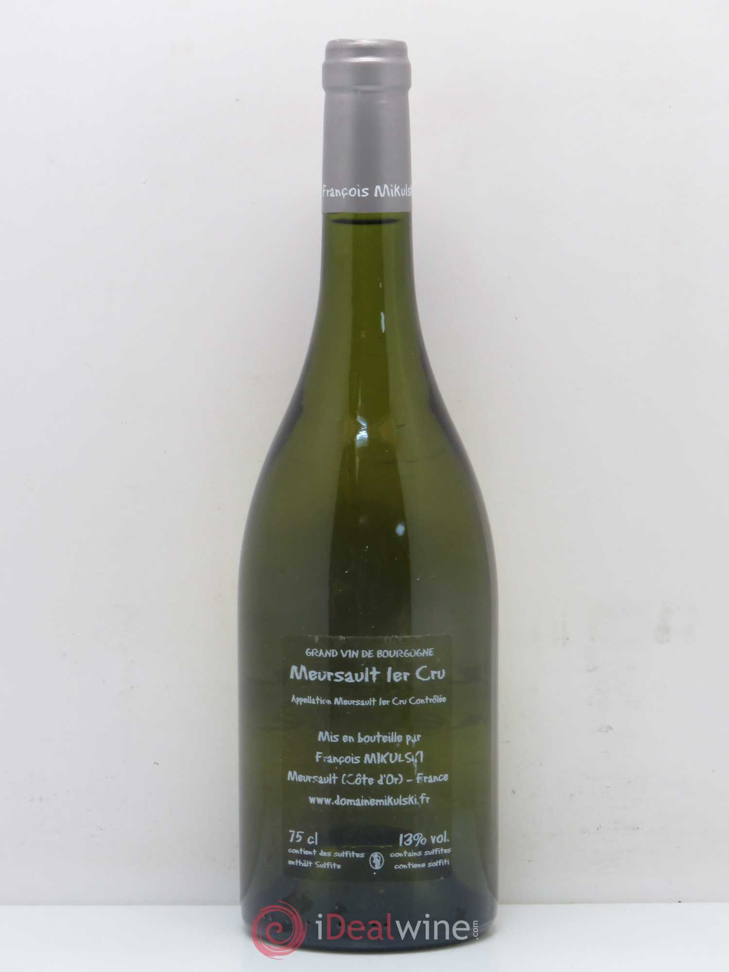Meursault 1er Cru Les Genevrières François Mikulski 2015 - Lot de 1 bouteille - 1