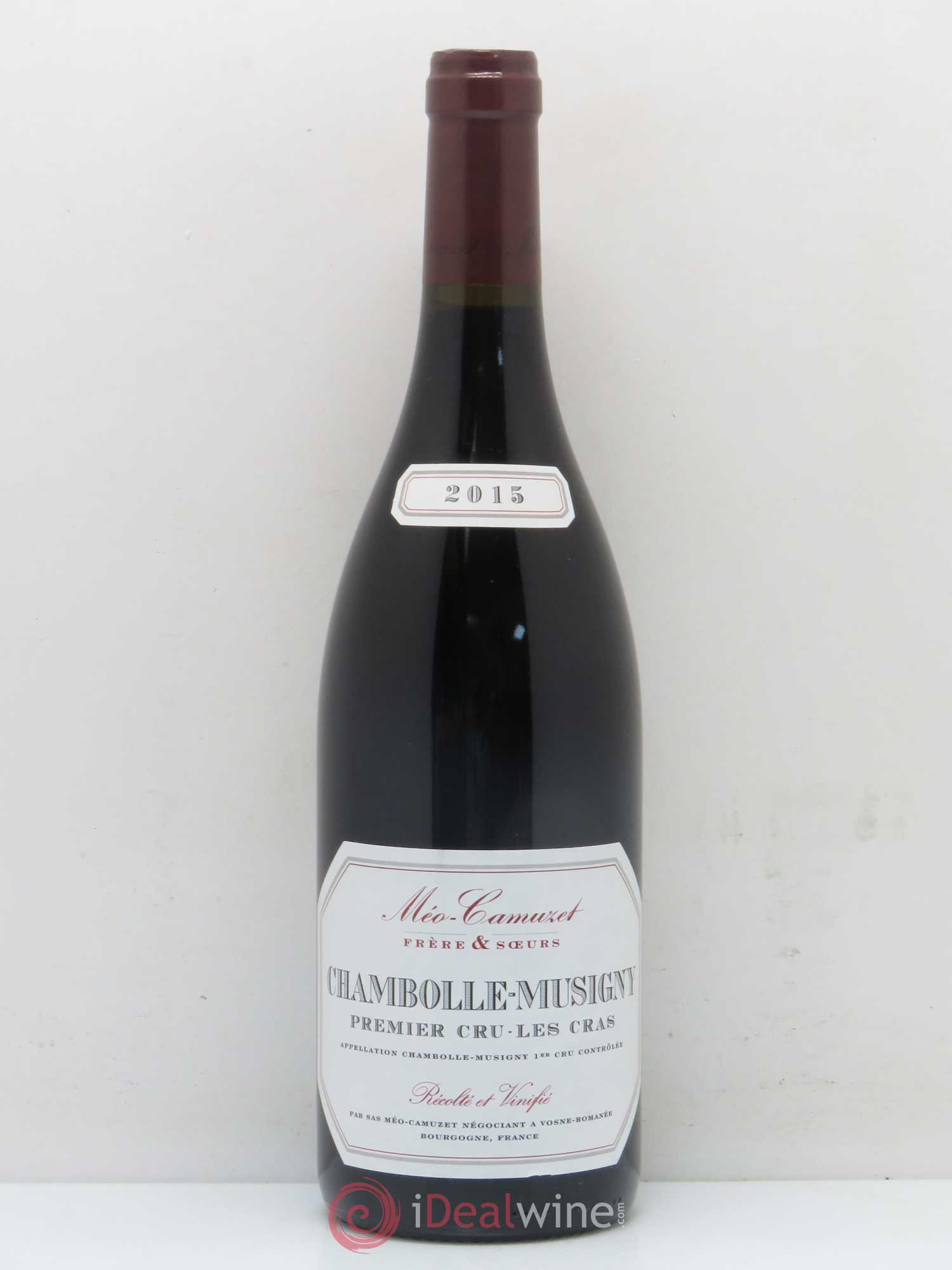 Chambolle-Musigny 1er Cru Les Cras Méo-Camuzet (Frère & Soeurs) 2015 - Lot de 1 bouteille - 0