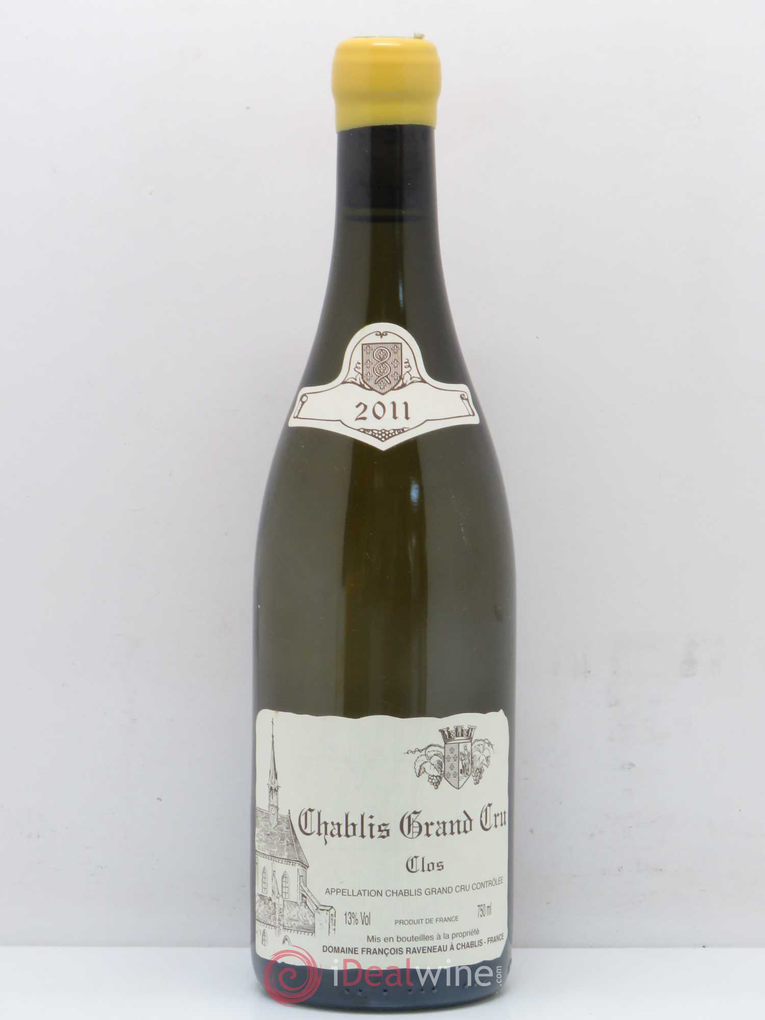 Chablis Grand Cru Clos Raveneau (Domaine) 2011 - Lot de 1 bouteille - 0