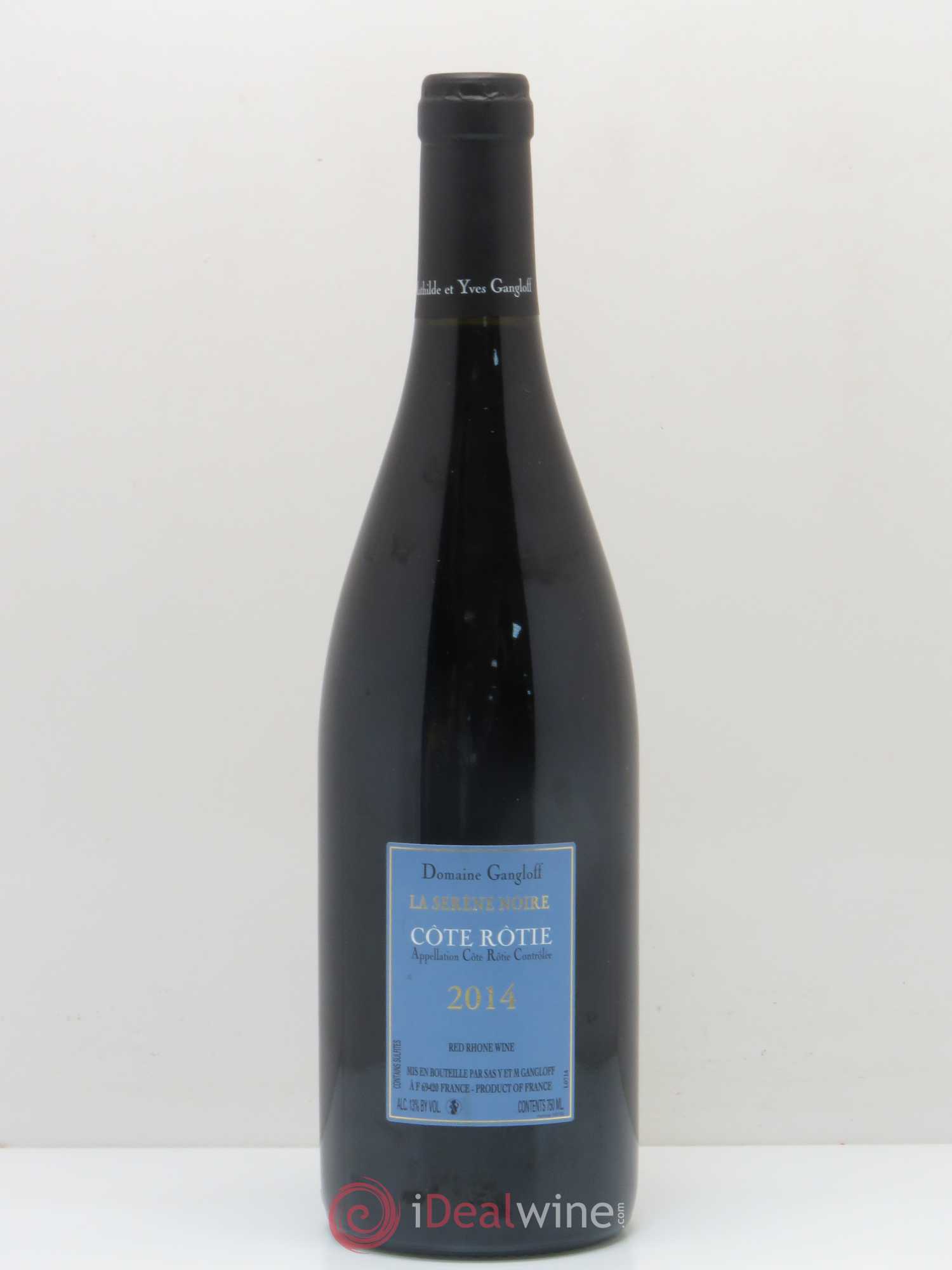 Côte-Rôtie La Sereine Noire Gangloff (Domaine) 2014 - Lot de 1 bouteille - 1