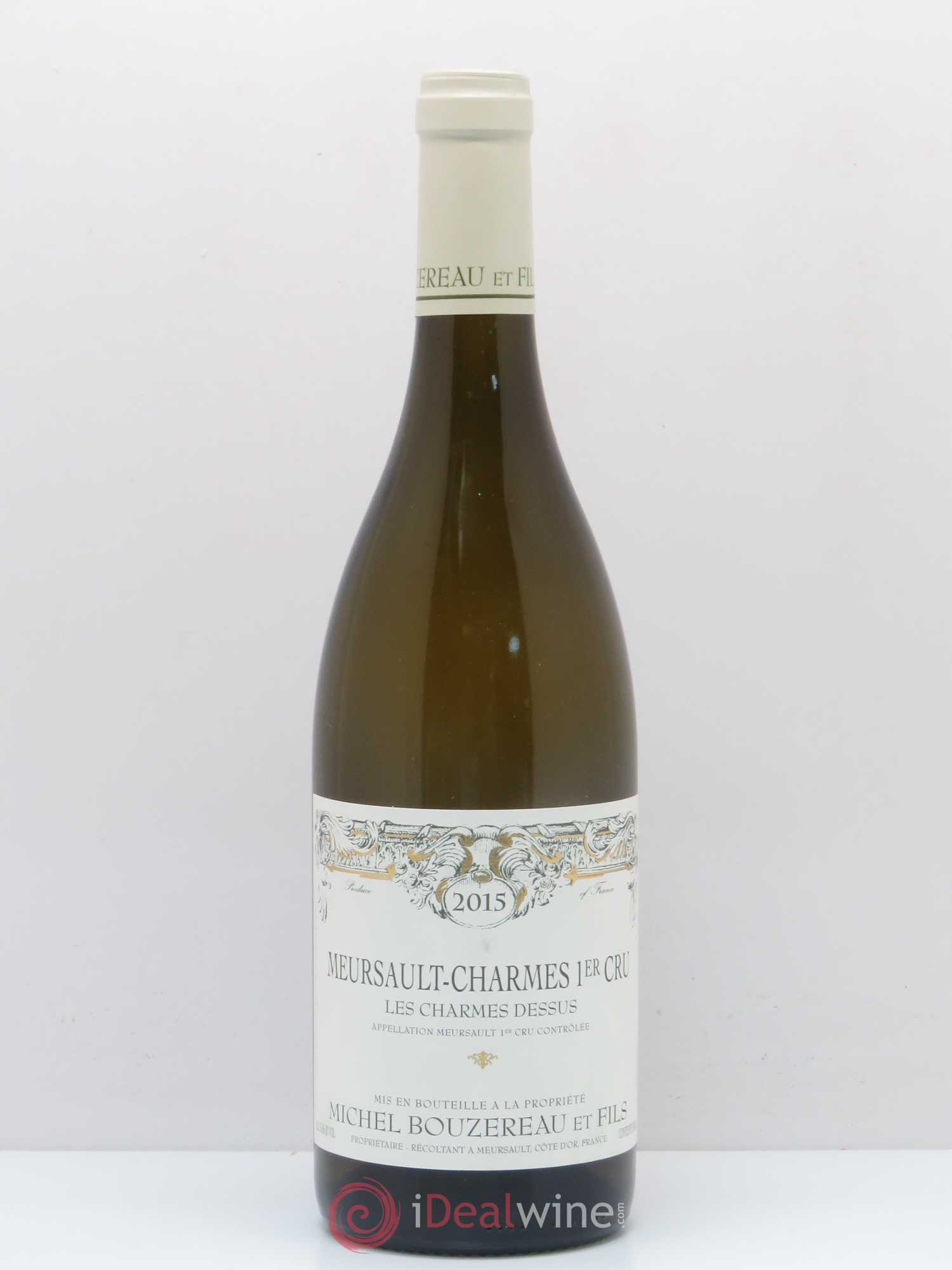 Meursault 1er Cru Charmes Les Charmes Dessus Michel Bouzereau et Fils (Domaine) Charmes Dessus 2015 - Lot de 1 bouteille - 0