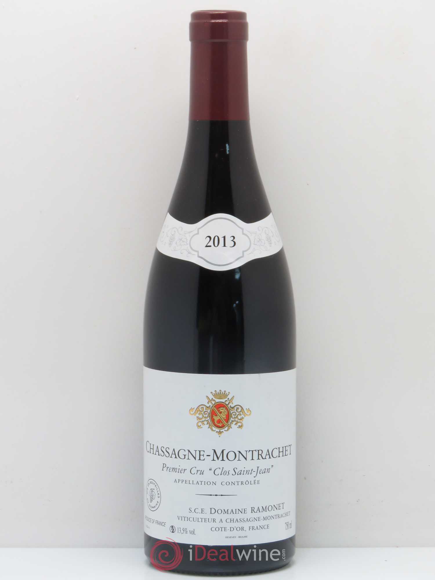 Chassagne-Montrachet 1er Cru Clos Saint-Jean Ramonet (Domaine) 2013 - Lot de 1 bouteille - 0