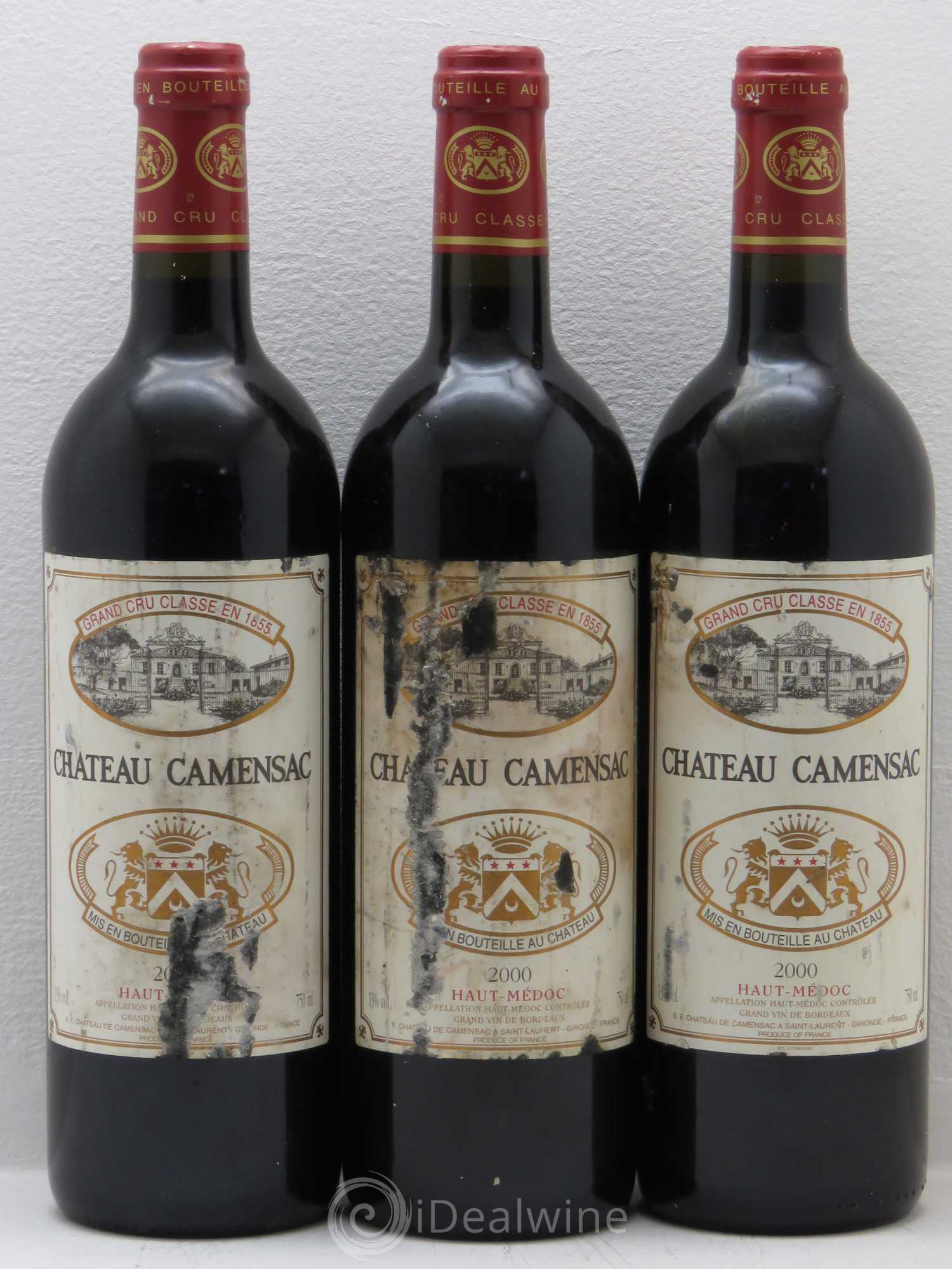 Château Camensac 5ème Grand Cru Classé 2000 - Lot de 6 bouteilles - 2