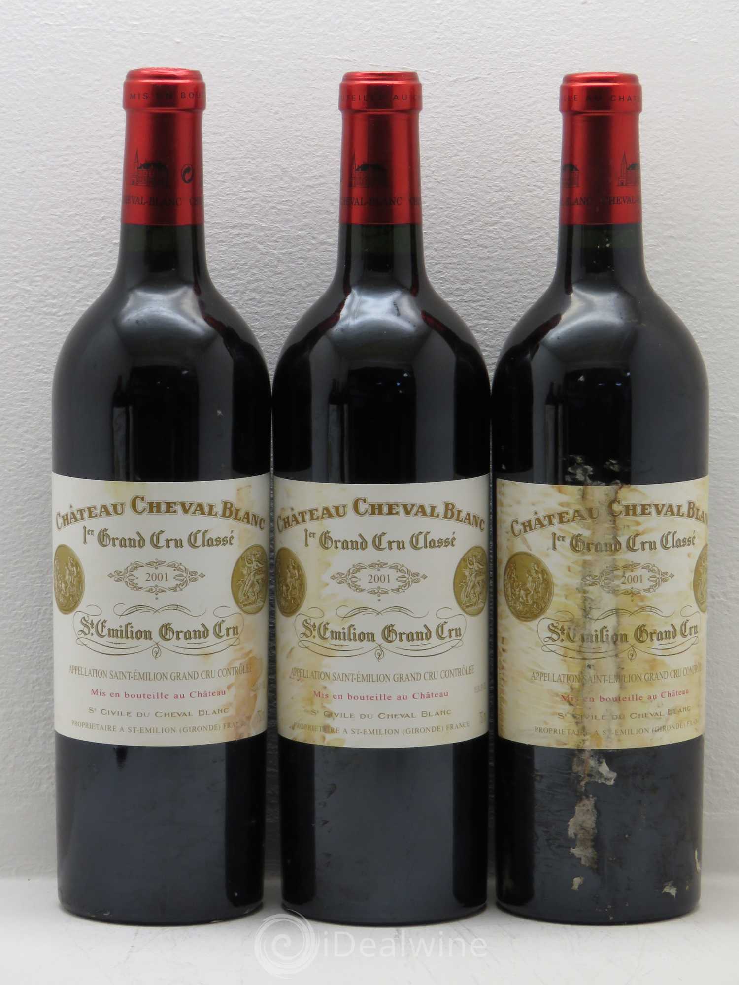 Château Cheval Blanc 1er Grand Cru Classé A 2001 - Lot de 6 bouteilles - 2