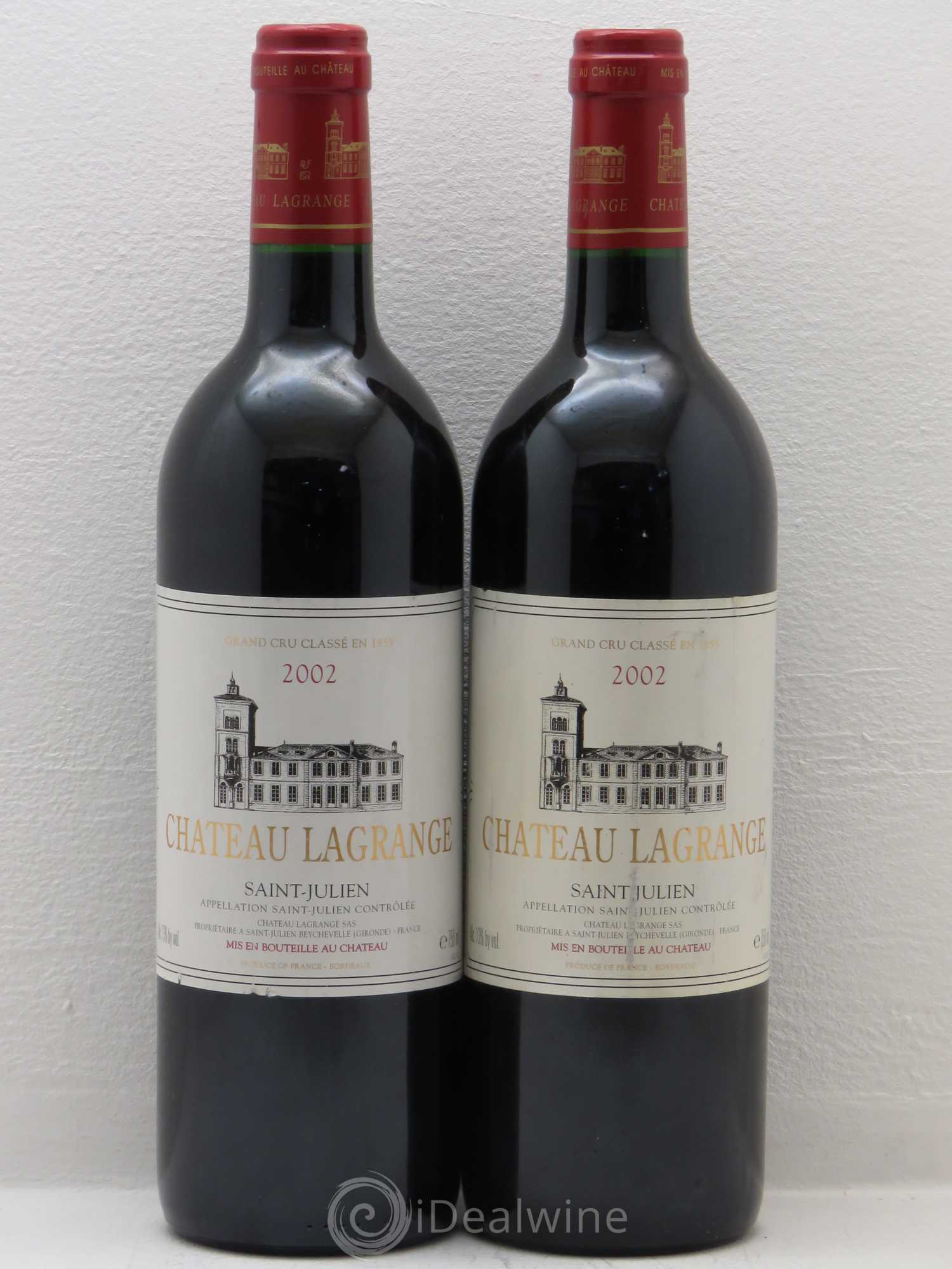 Château Lagrange 3ème Grand Cru Classé 2002 - Lot de 4 bouteilles - 2