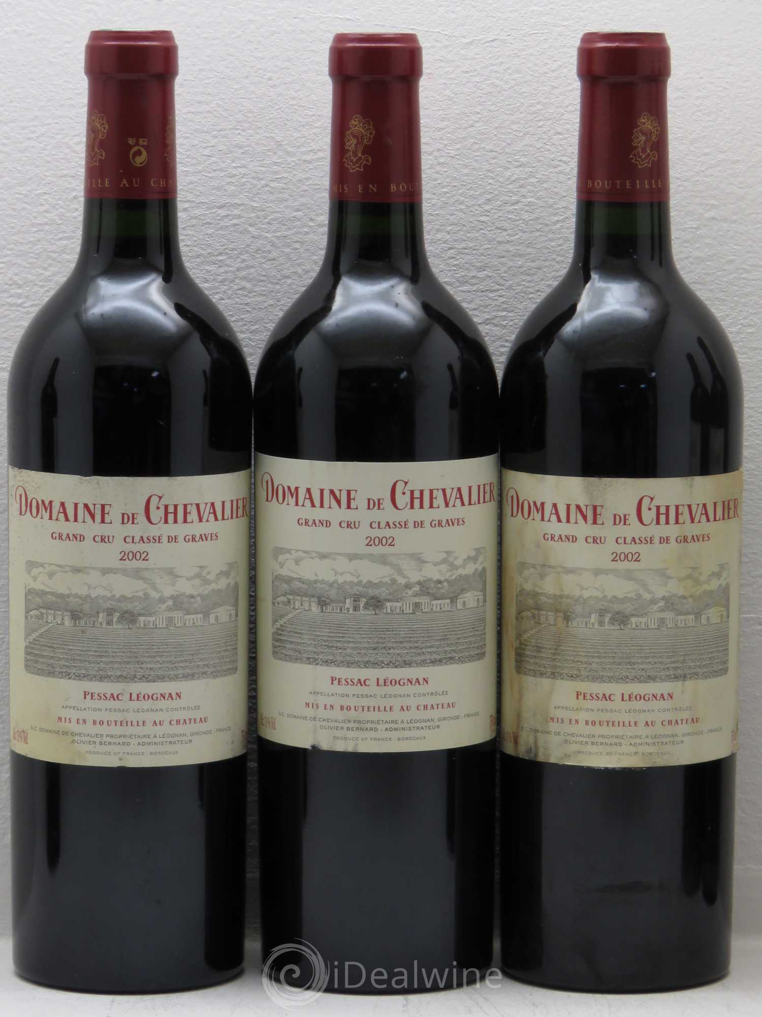 Domaine de Chevalier Cru Classé de Graves 2002 - Lot de 6 bouteilles - 1