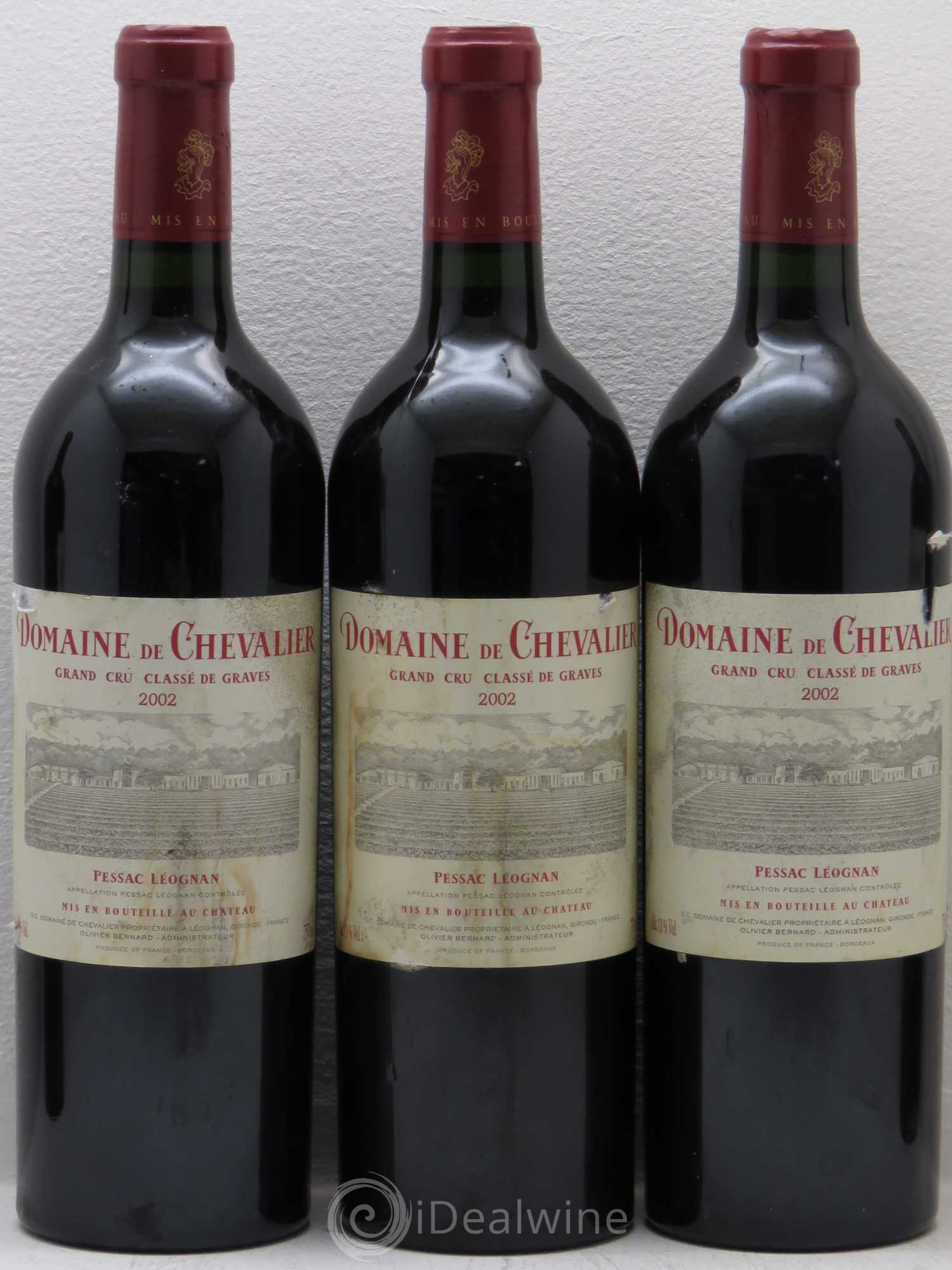 Domaine de Chevalier Cru Classé de Graves 2002 - Lot de 5 bouteilles - 1