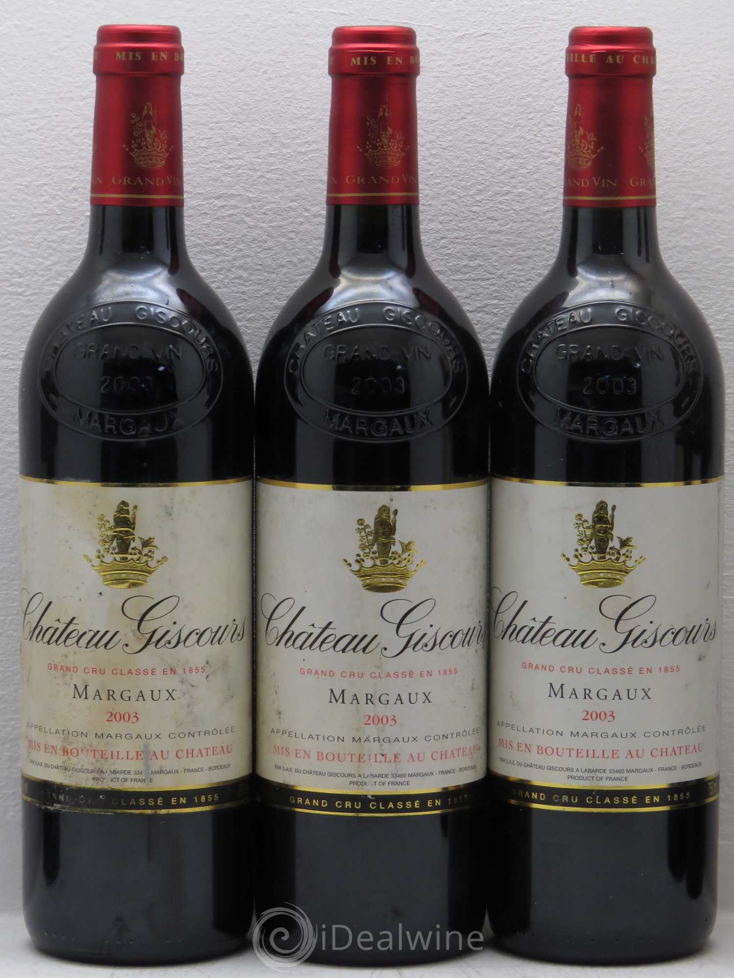 Château Giscours 3ème Grand Cru Classé 2003 - Lot de 6 bouteilles - 1