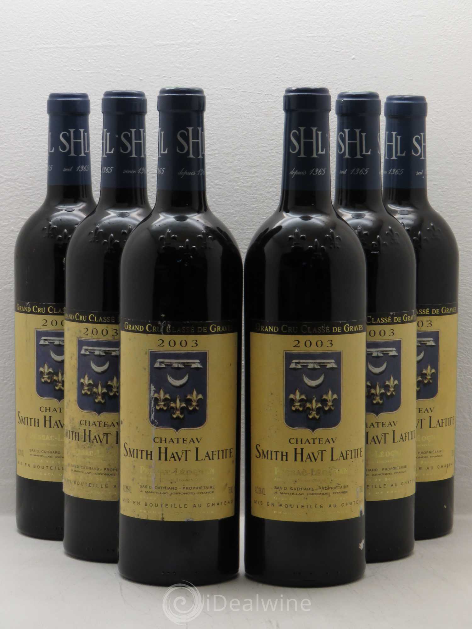 Château Smith Haut Lafitte Cru Classé de Graves 2003 - Lot de 6 bouteilles - 0
