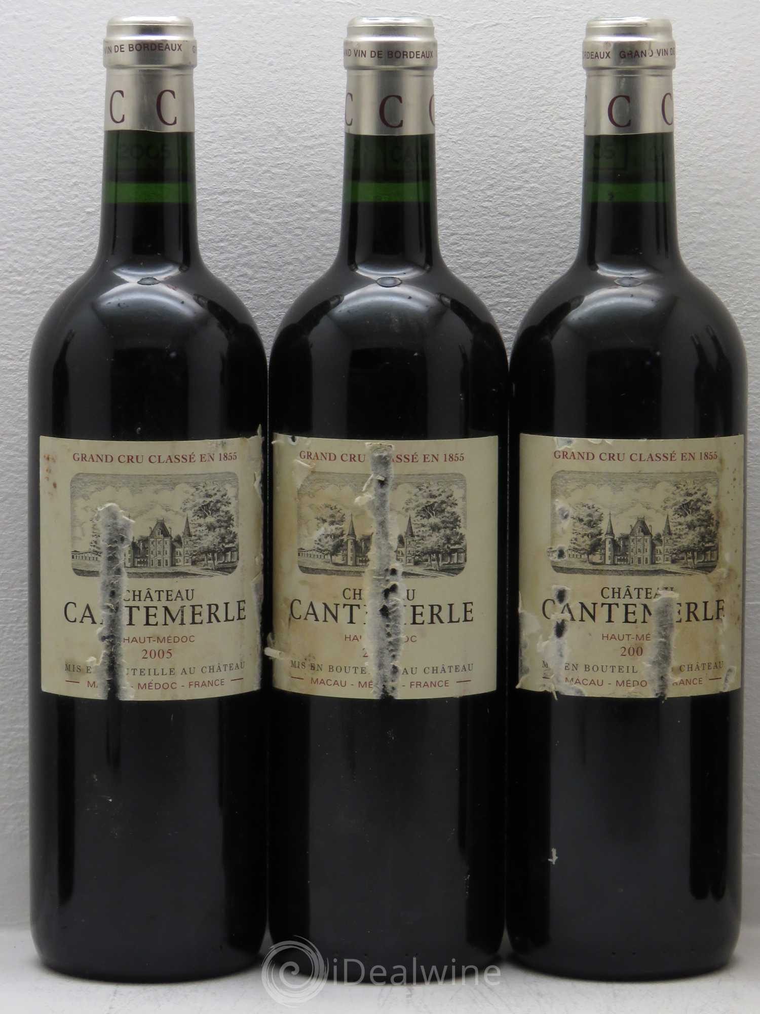 Château Cantemerle 5ème Grand Cru Classé 2005 - Lot de 6 bouteilles - 1