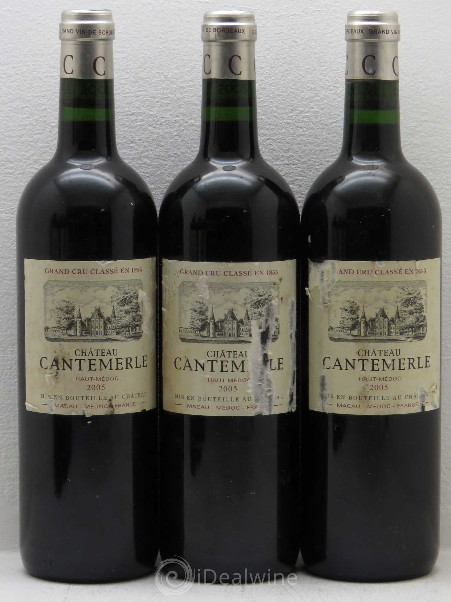 Château Cantemerle 5ème Grand Cru Classé 2005 - Lot de 6 bouteilles - 2