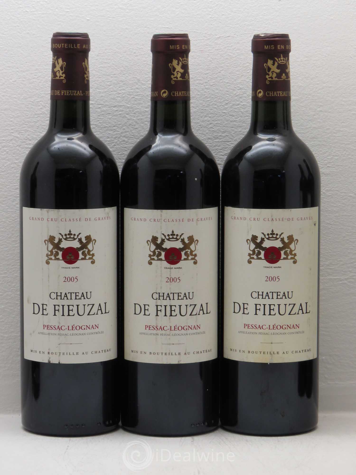 Château de Fieuzal Cru Classé de Graves 2005 - Lot de 6 bouteilles - 1