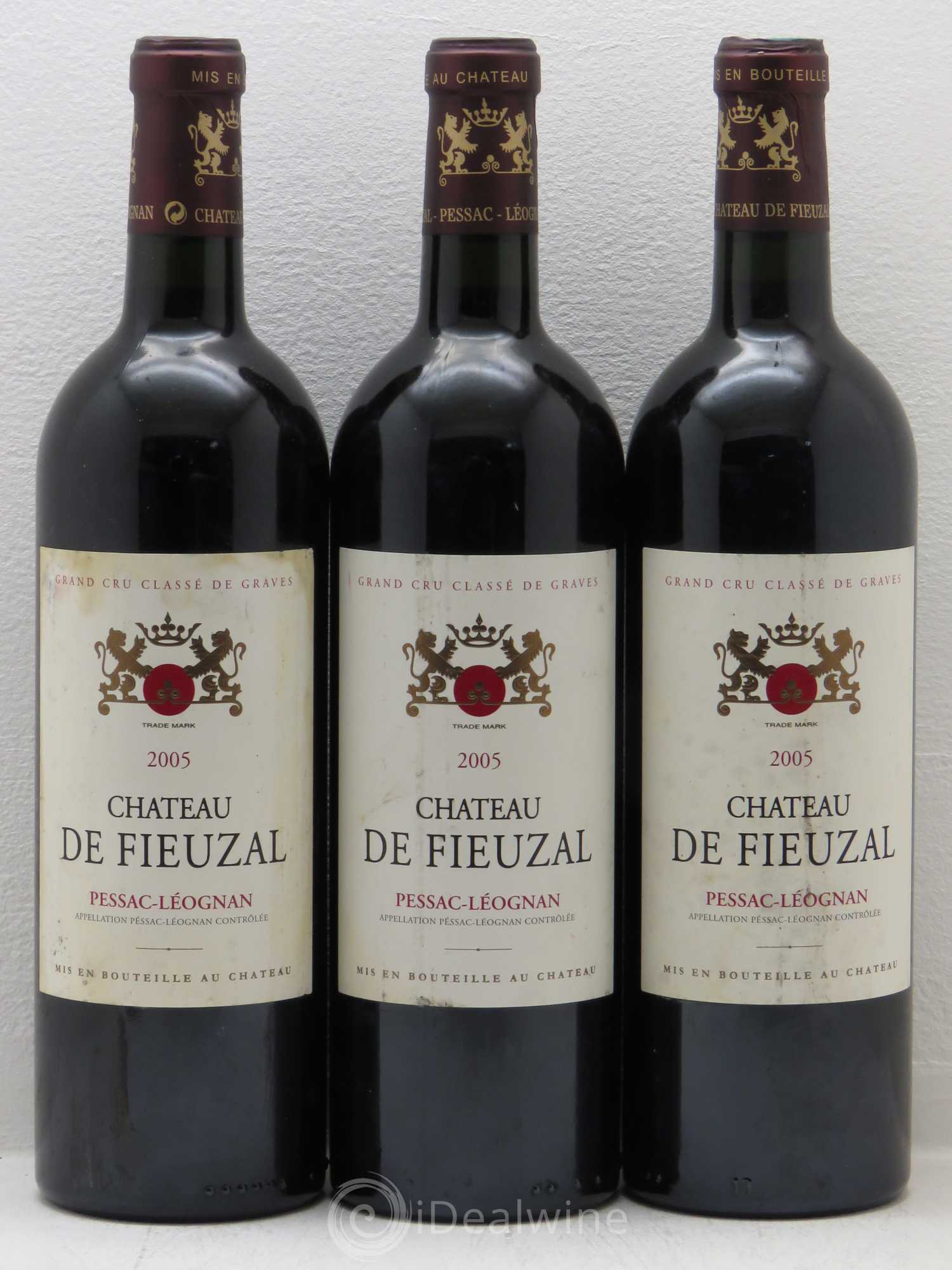 Château de Fieuzal Cru Classé de Graves 2005 - Lot de 6 bouteilles - 2