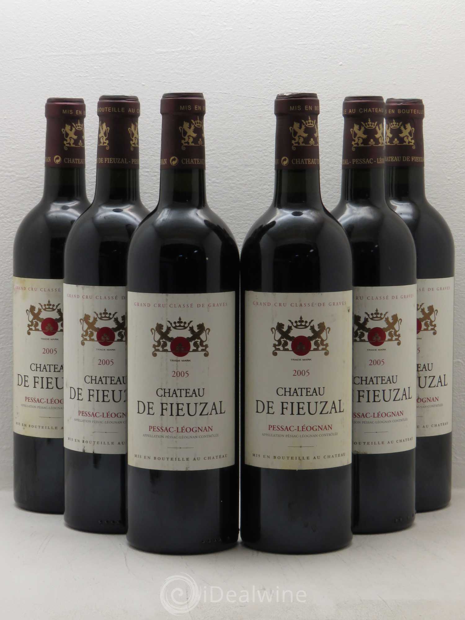 Château de Fieuzal Cru Classé de Graves 2005 - Lot de 6 bouteilles - 0