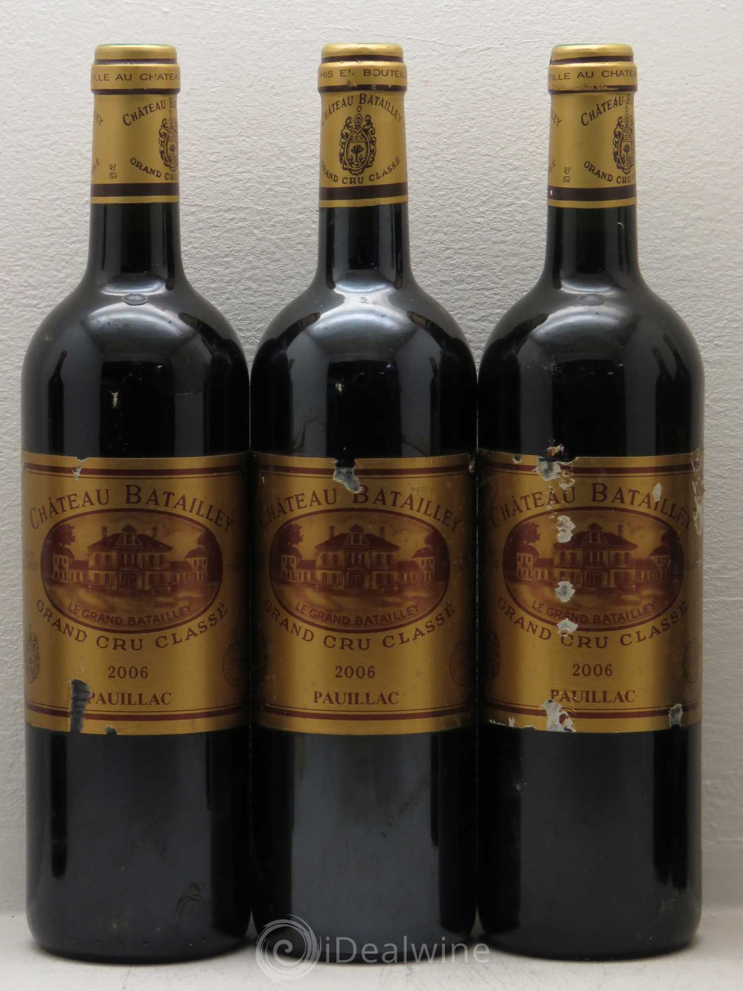 Château Batailley 5ème Grand Cru Classé 2006 - Lot de 6 bouteilles - 1