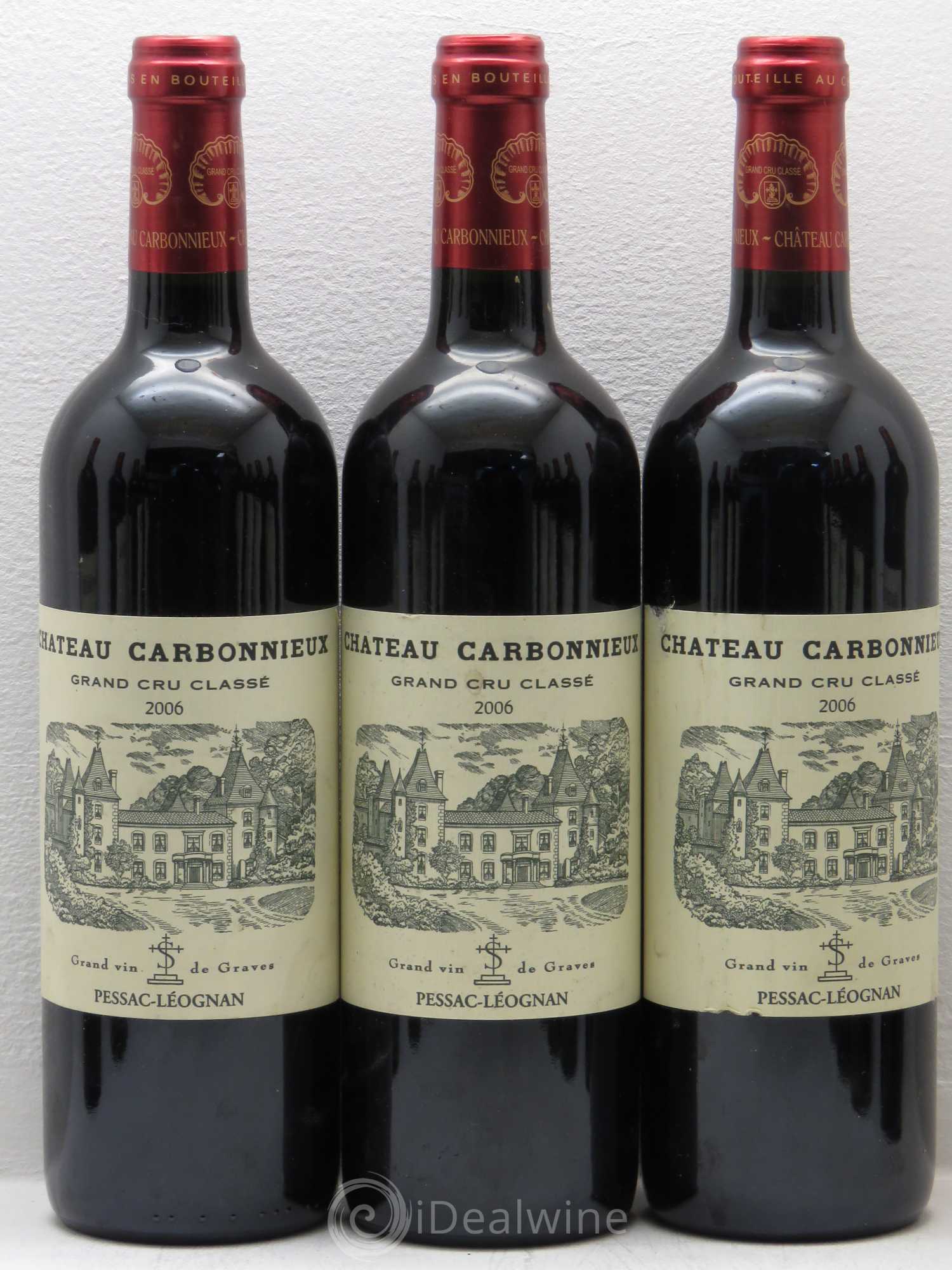 Château Carbonnieux Cru Classé de Graves 2006 - Lot de 12 bouteilles - 1