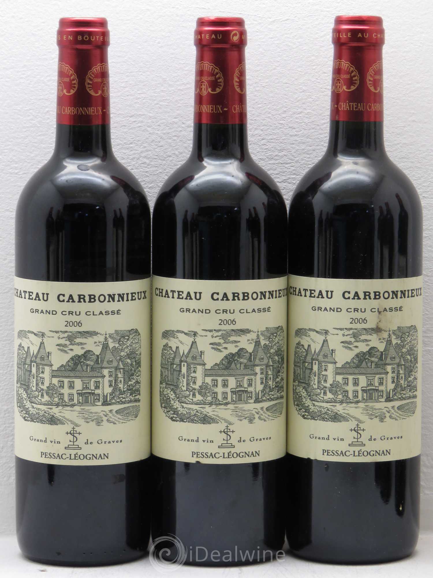 Château Carbonnieux Cru Classé de Graves 2006 - Lot de 12 bouteilles - 2