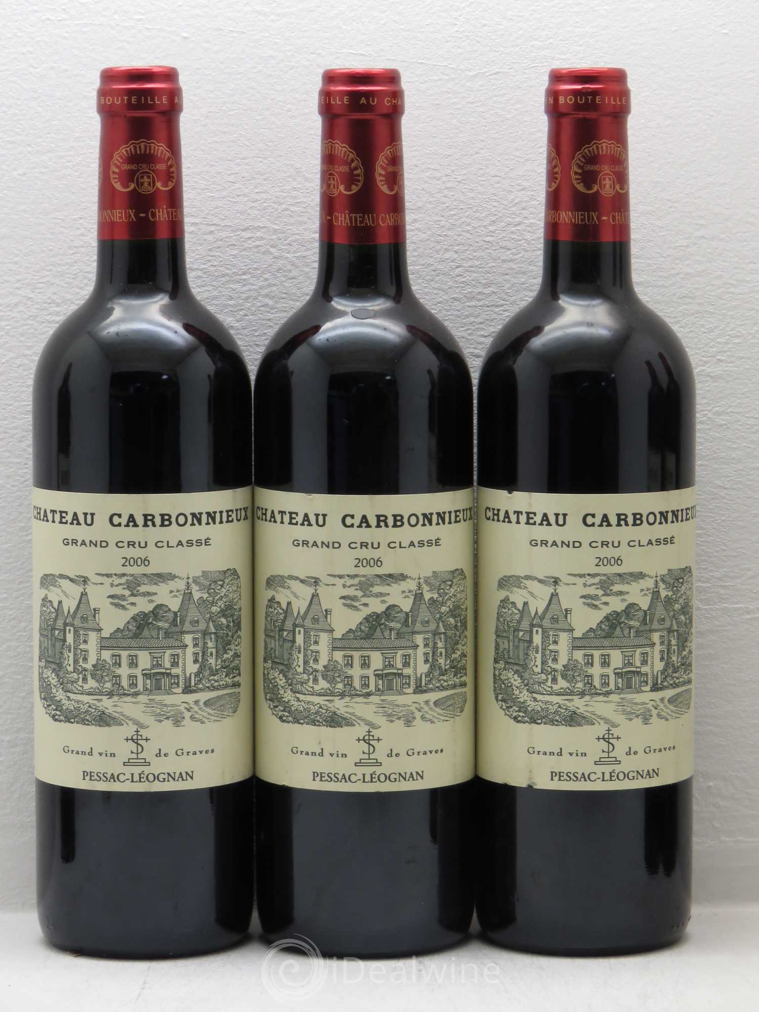 Château Carbonnieux Cru Classé de Graves 2006 - Lot de 6 bouteilles - 1
