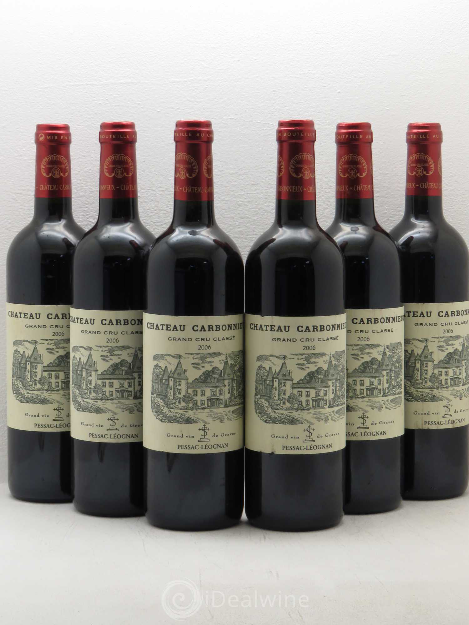 Château Carbonnieux Cru Classé de Graves 2006 - Lot de 6 bouteilles - 0