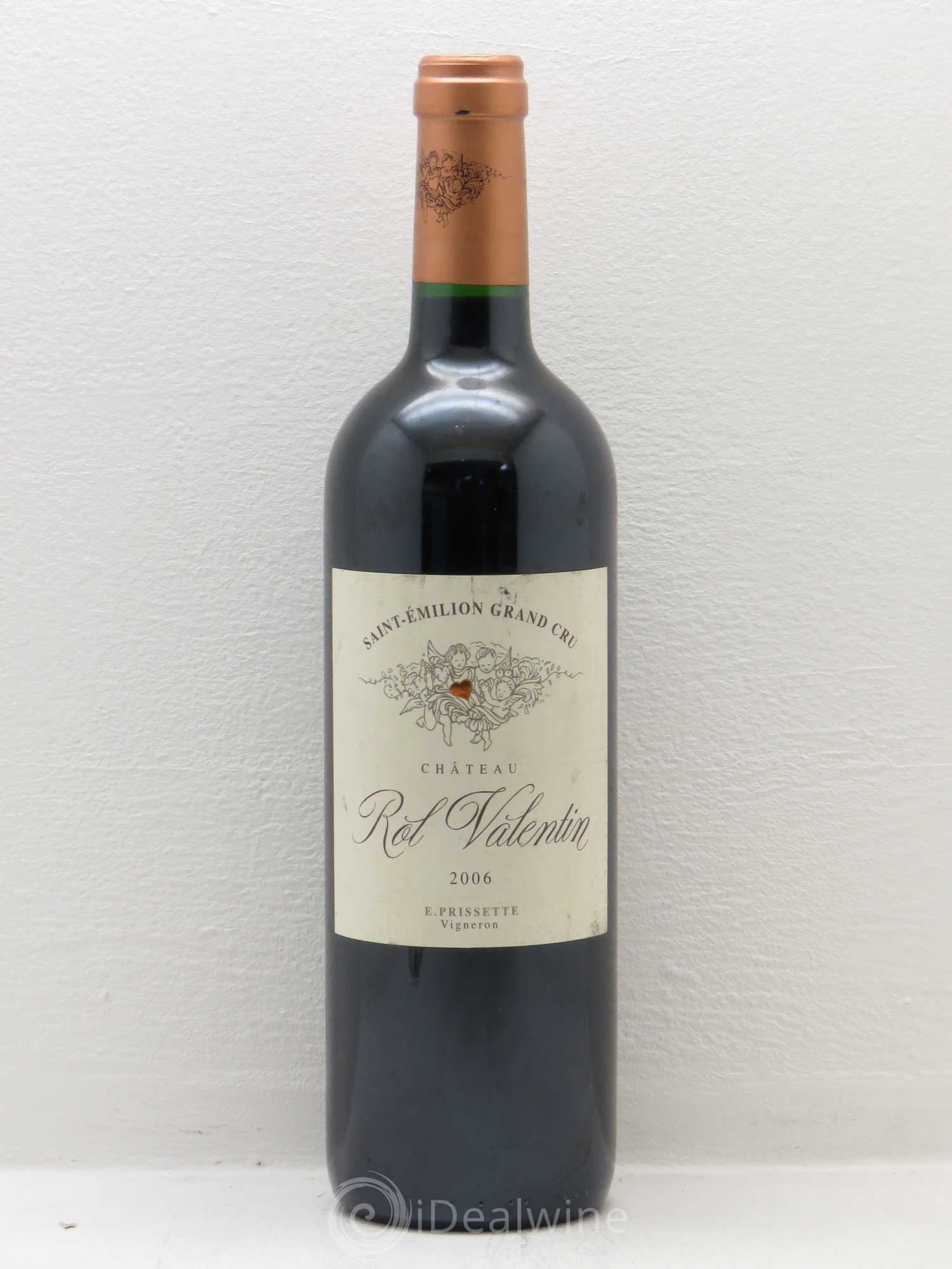 Château Rol Valentin Grand Cru Classé 2006 - Lot de 1 bouteille - 0
