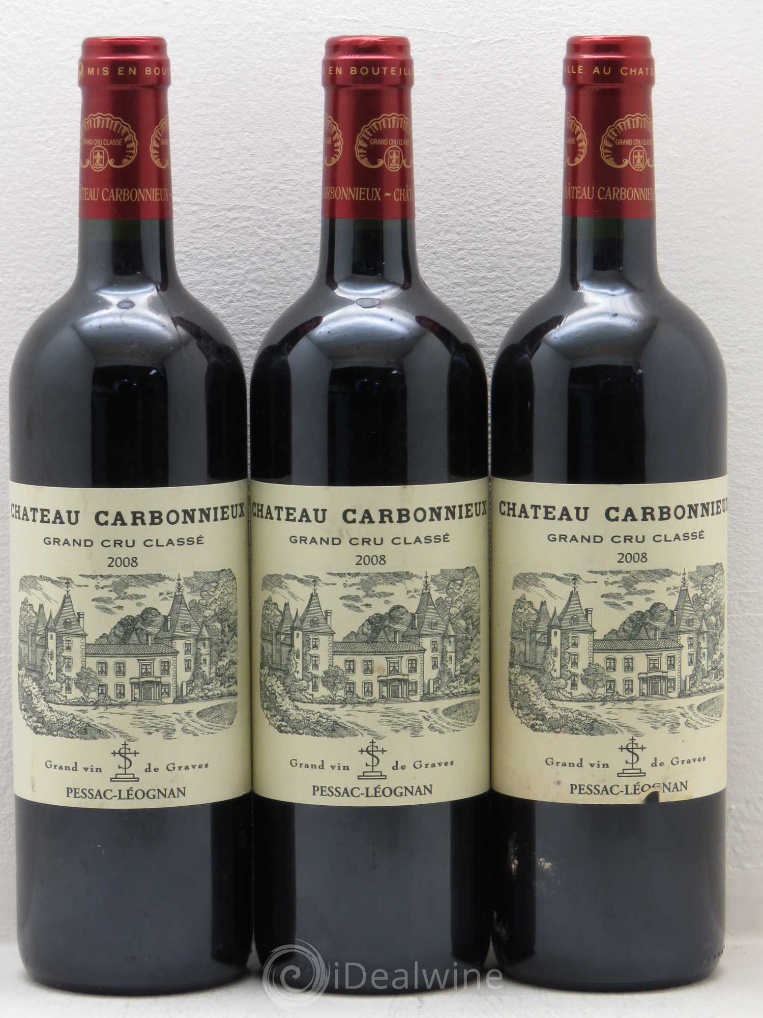 Château Carbonnieux Cru Classé de Graves 2008 - Lot de 6 bouteilles - 2