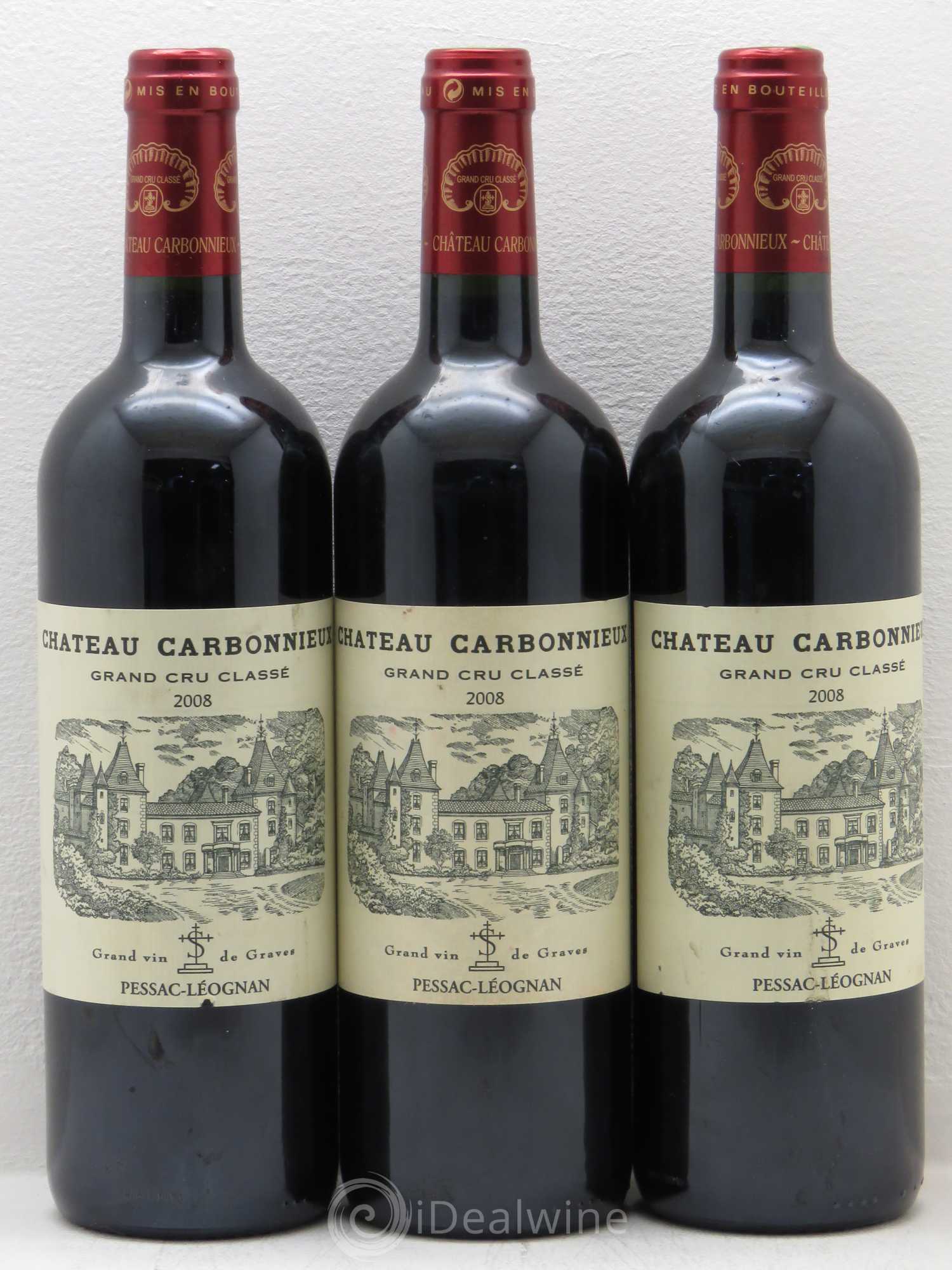 Château Carbonnieux Cru Classé de Graves 2008 - Lot de 6 bouteilles - 2