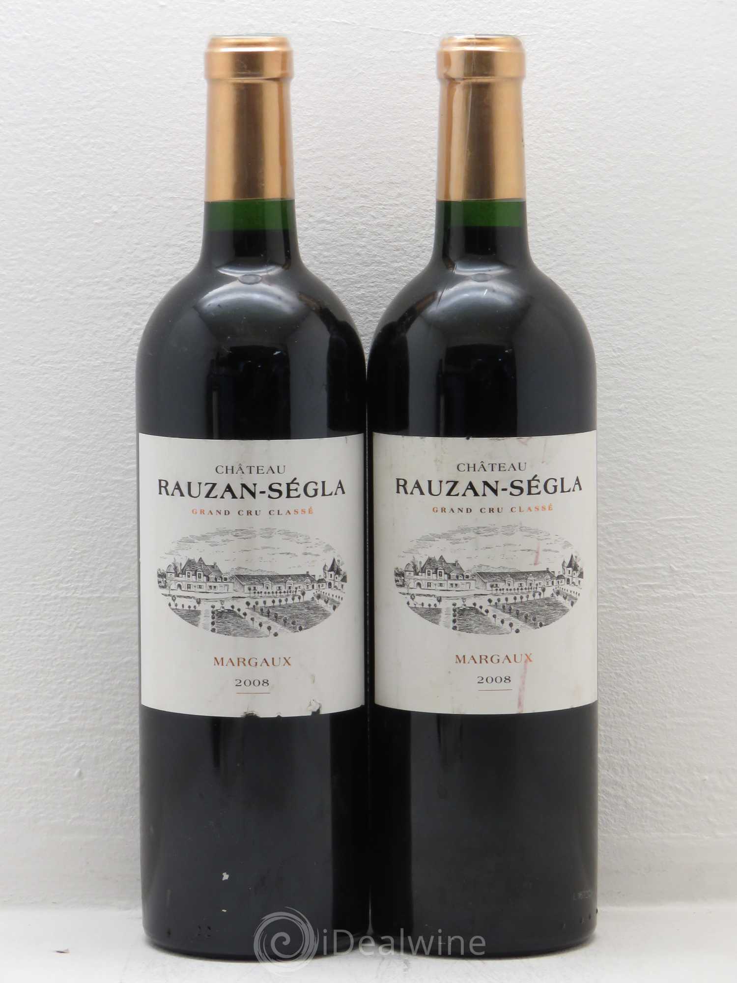 Château Rauzan Ségla Grand Cru Classé 2008 - Lot de 2 bouteilles - 0