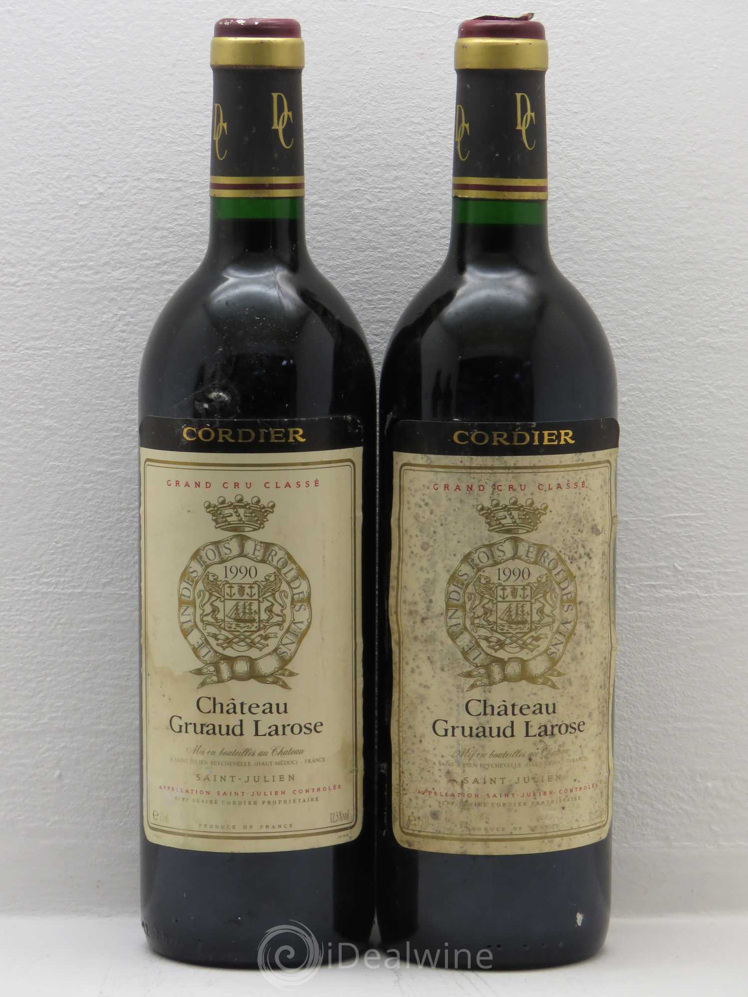 Château Gruaud Larose 2ème Grand Cru Classé 1990 - Lot de 4 bouteilles - 2