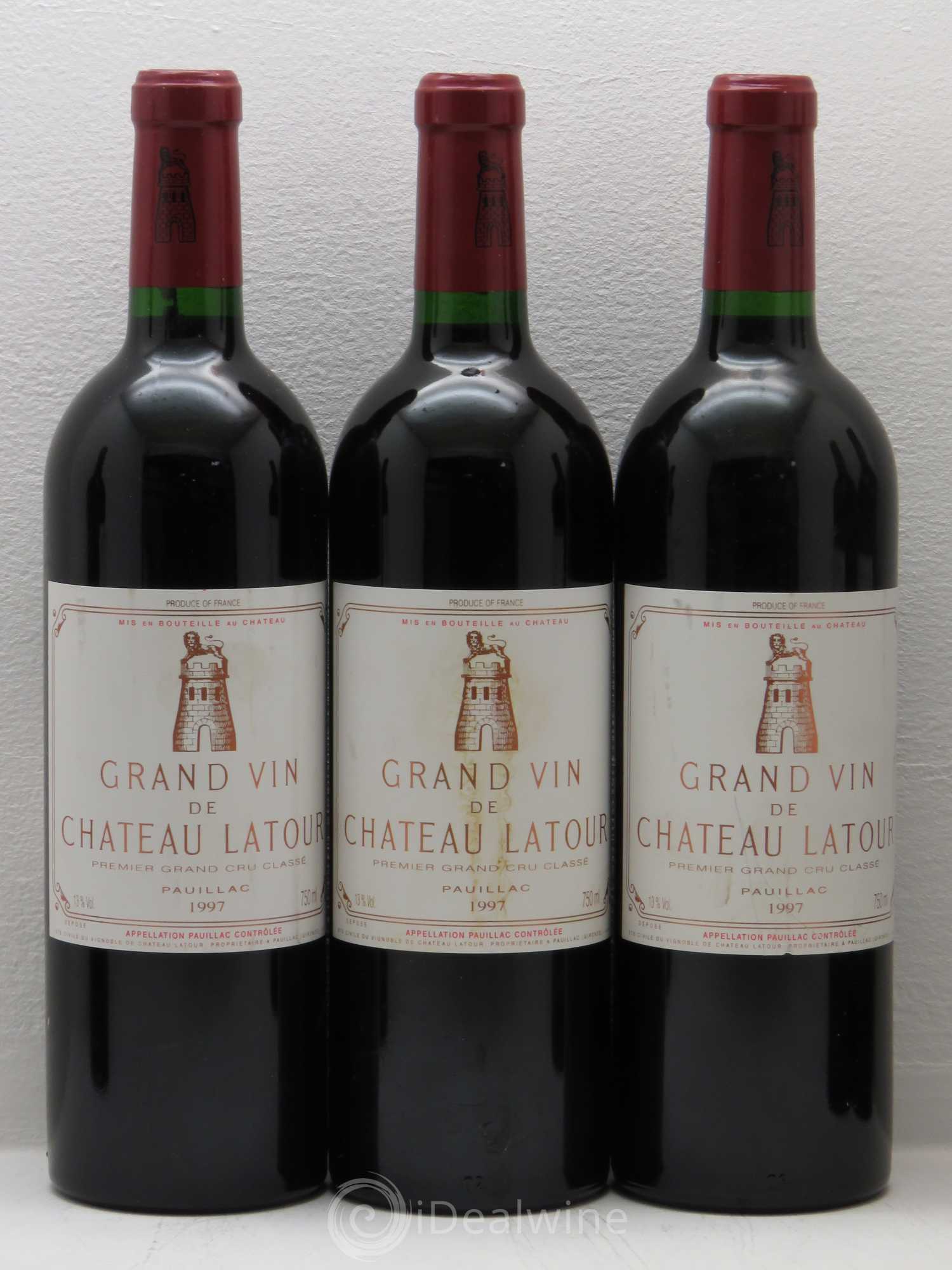 Château Latour 1er Grand Cru Classé 1997 - Lot de 6 bouteilles - 1