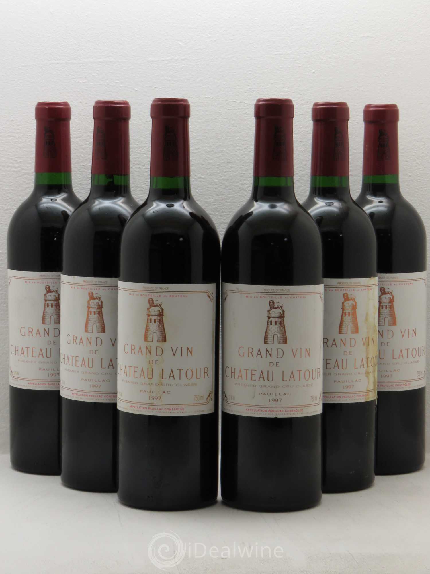Château Latour 1er Grand Cru Classé 1997 - Lot de 6 bouteilles - 0