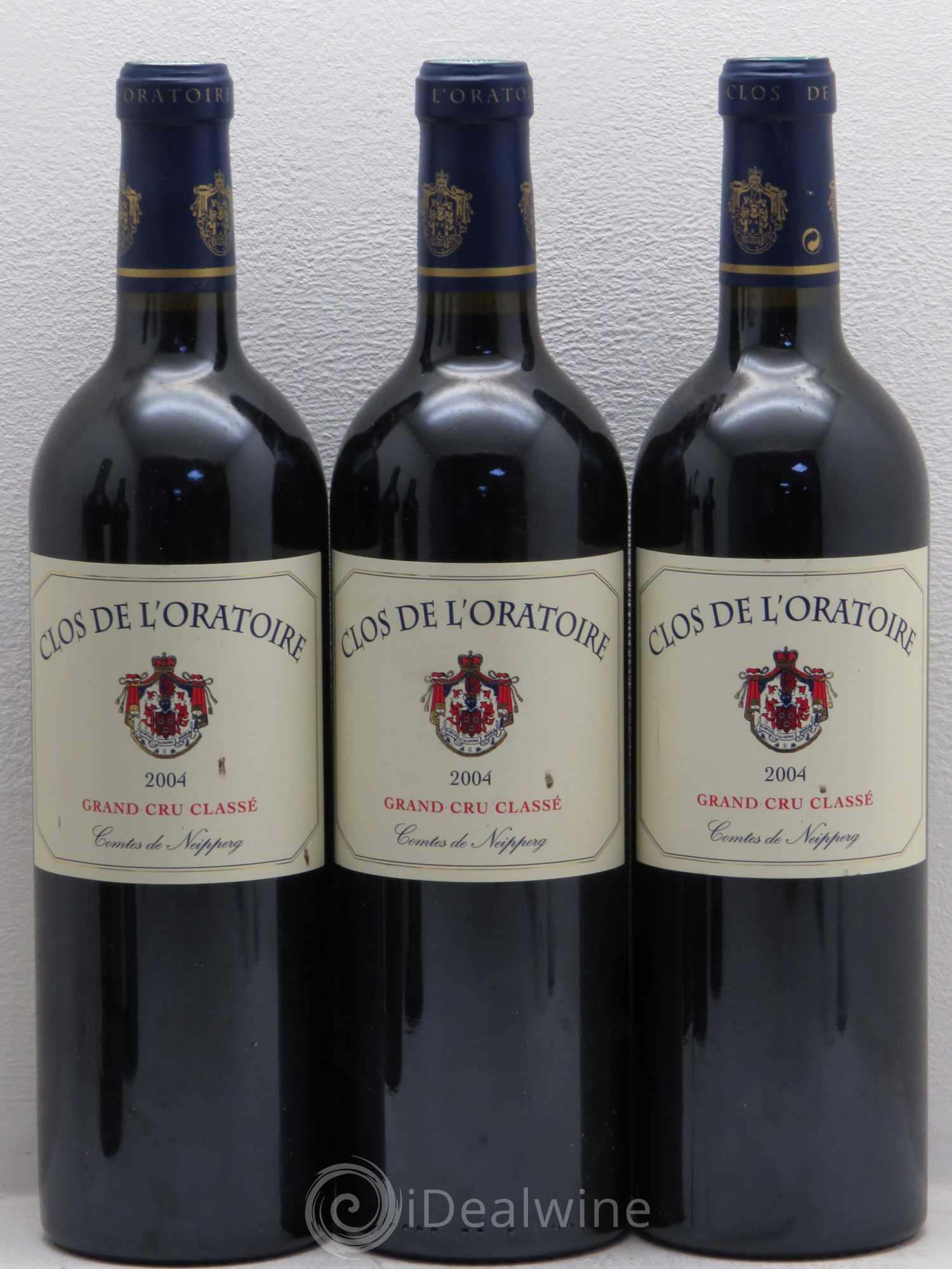 Clos de l'Oratoire Grand Cru Classé 2004 - Lot de 5 bouteilles - 1