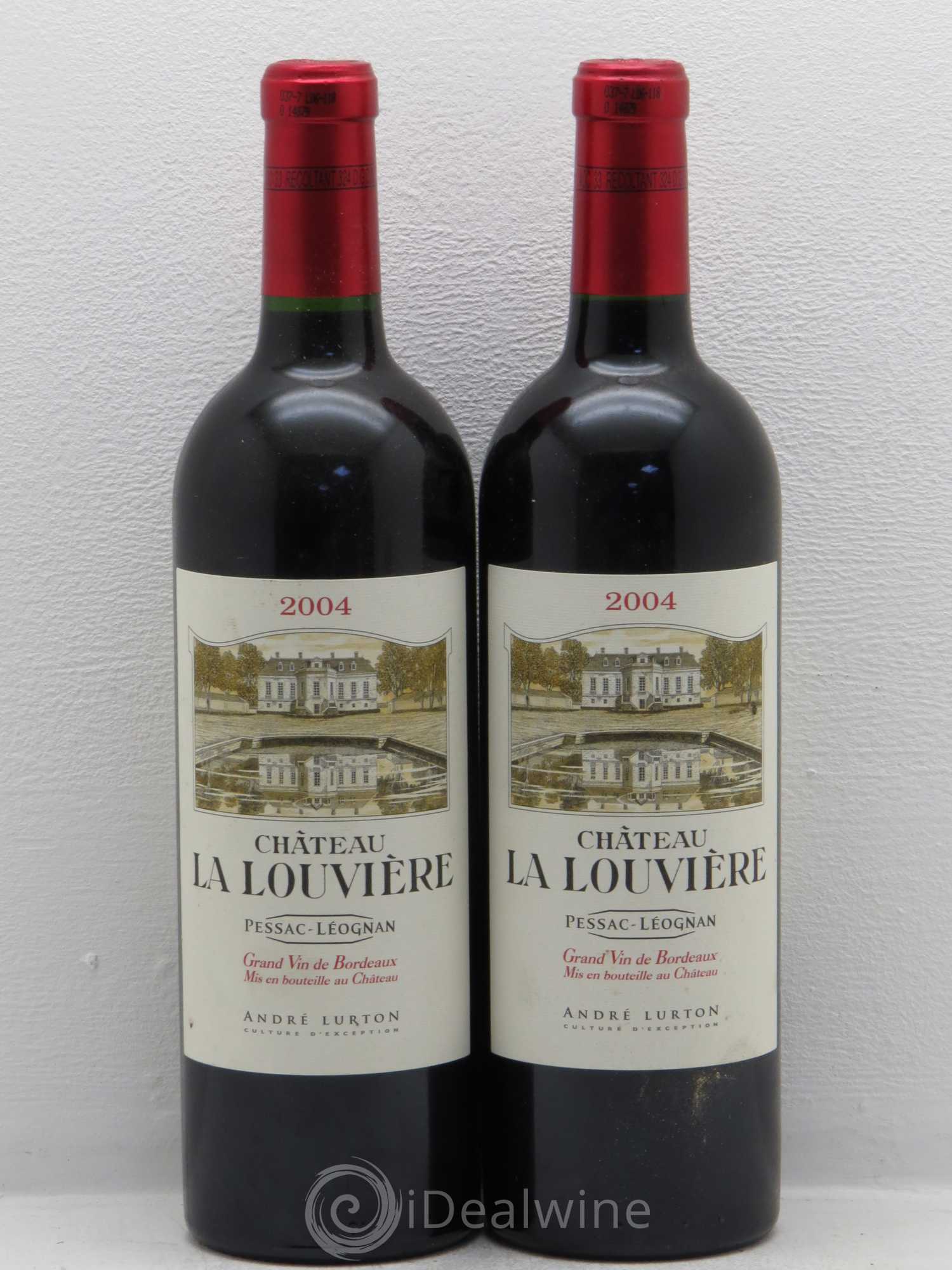 Château la Louvière 2004 - Lot de 2 bouteilles - 0