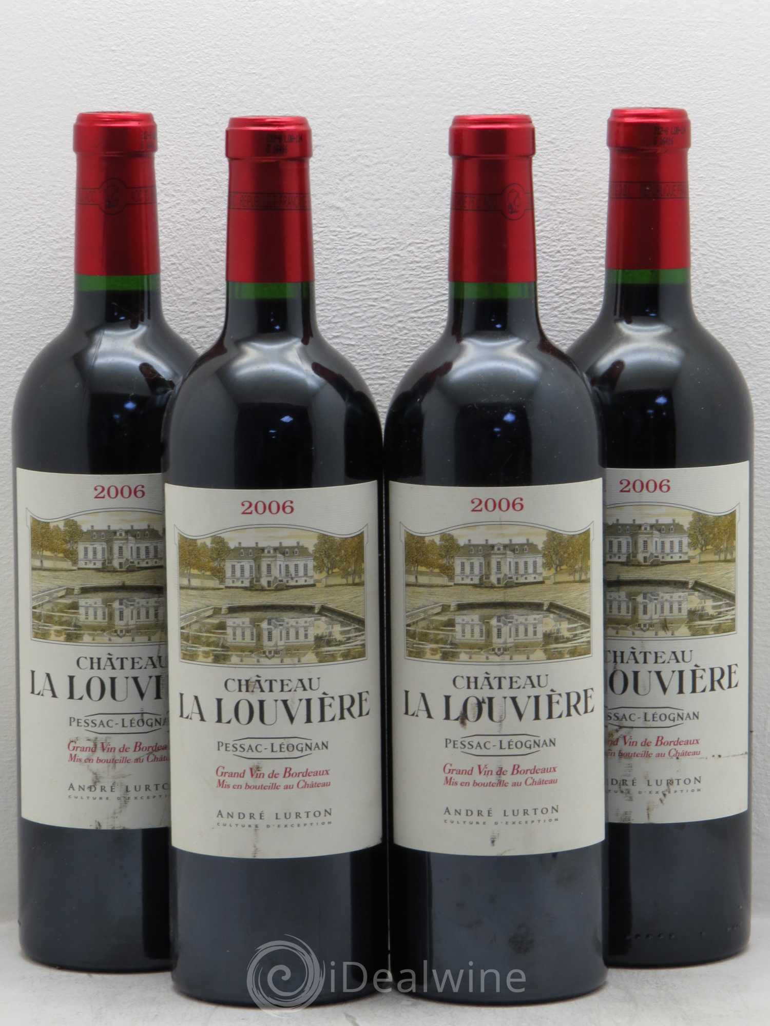 Château la Louvière 2006 - Lot de 4 bouteilles - 0